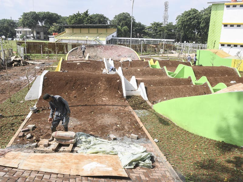 Pembangunan Skatepark Dan Lintasan Sepeda
