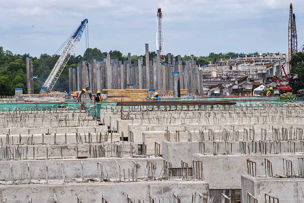 Progres Proyek Tol Kapal Betung