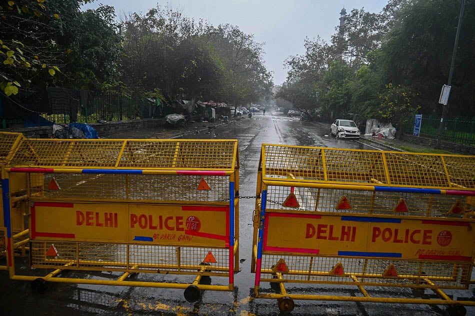 Lockdown Akhir Pekan di New Delhi