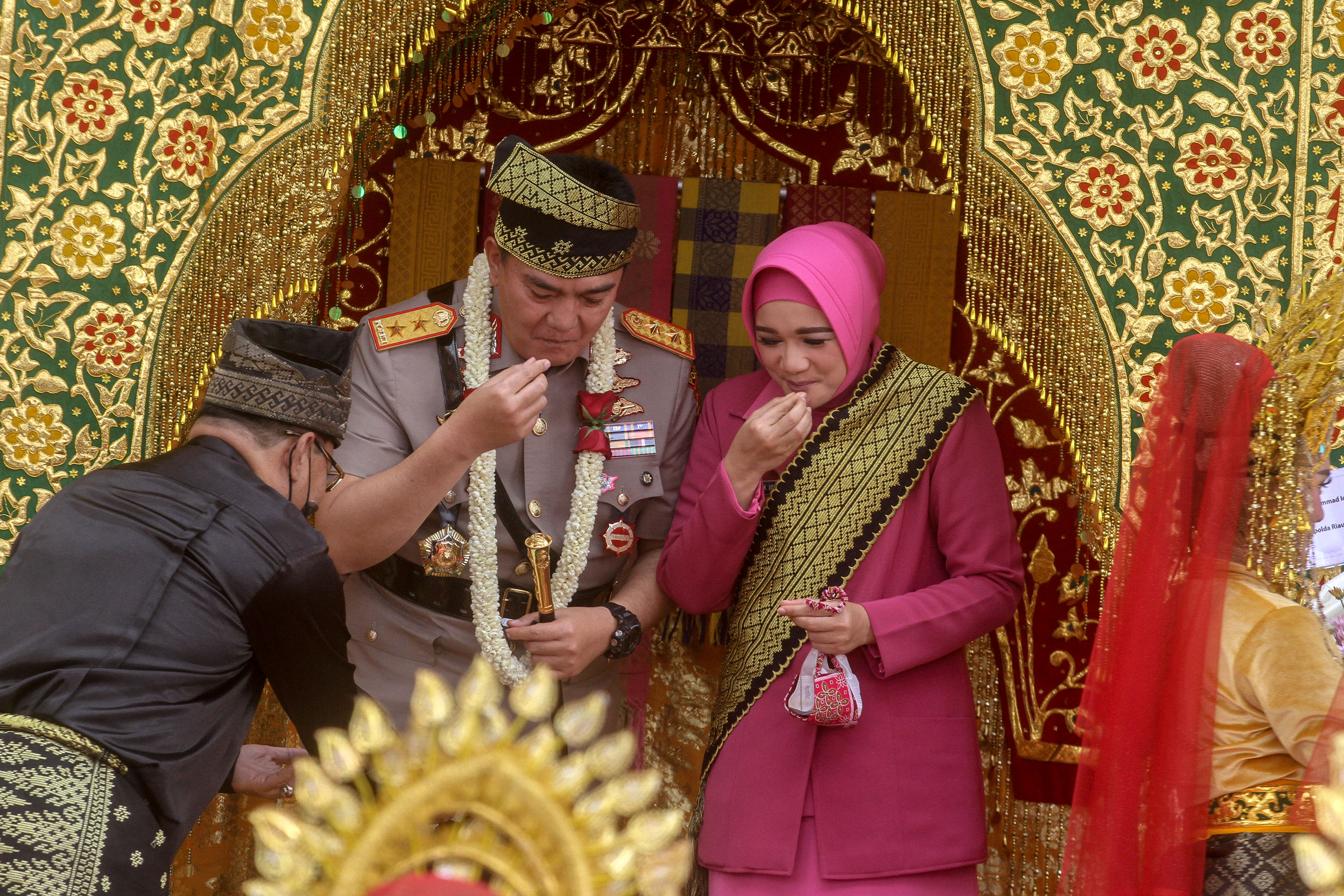 Parade Kedatangan Kapolda Riau