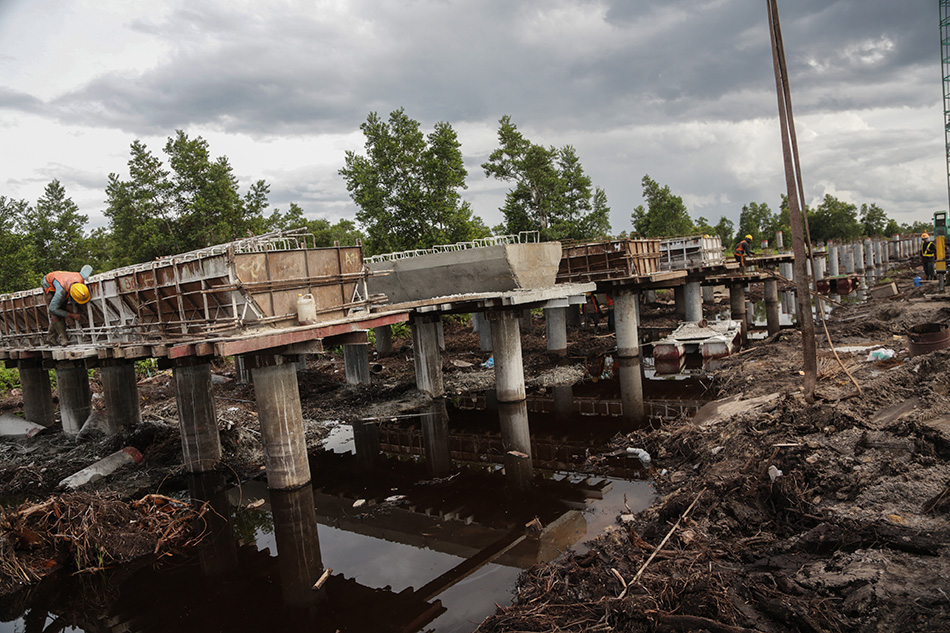 Pembangunan Jembatan Layang Trans Kalimantan