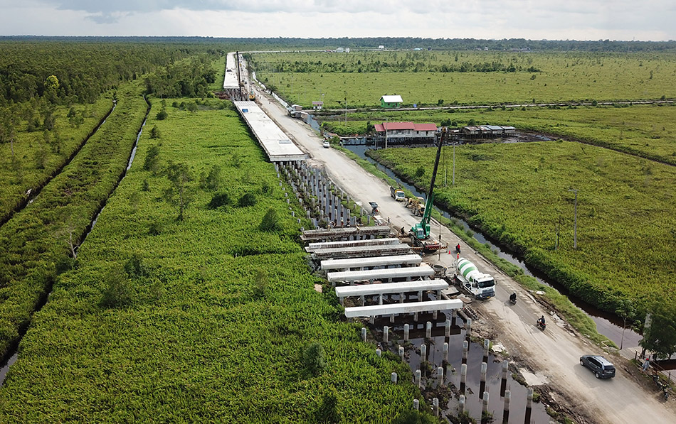 Pembangunan Jembatan Layang Trans Kalimantan
