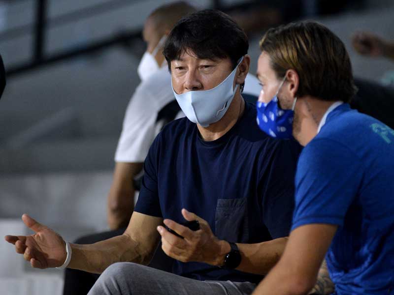 Shin Tae Yong Saksikan Liga 1