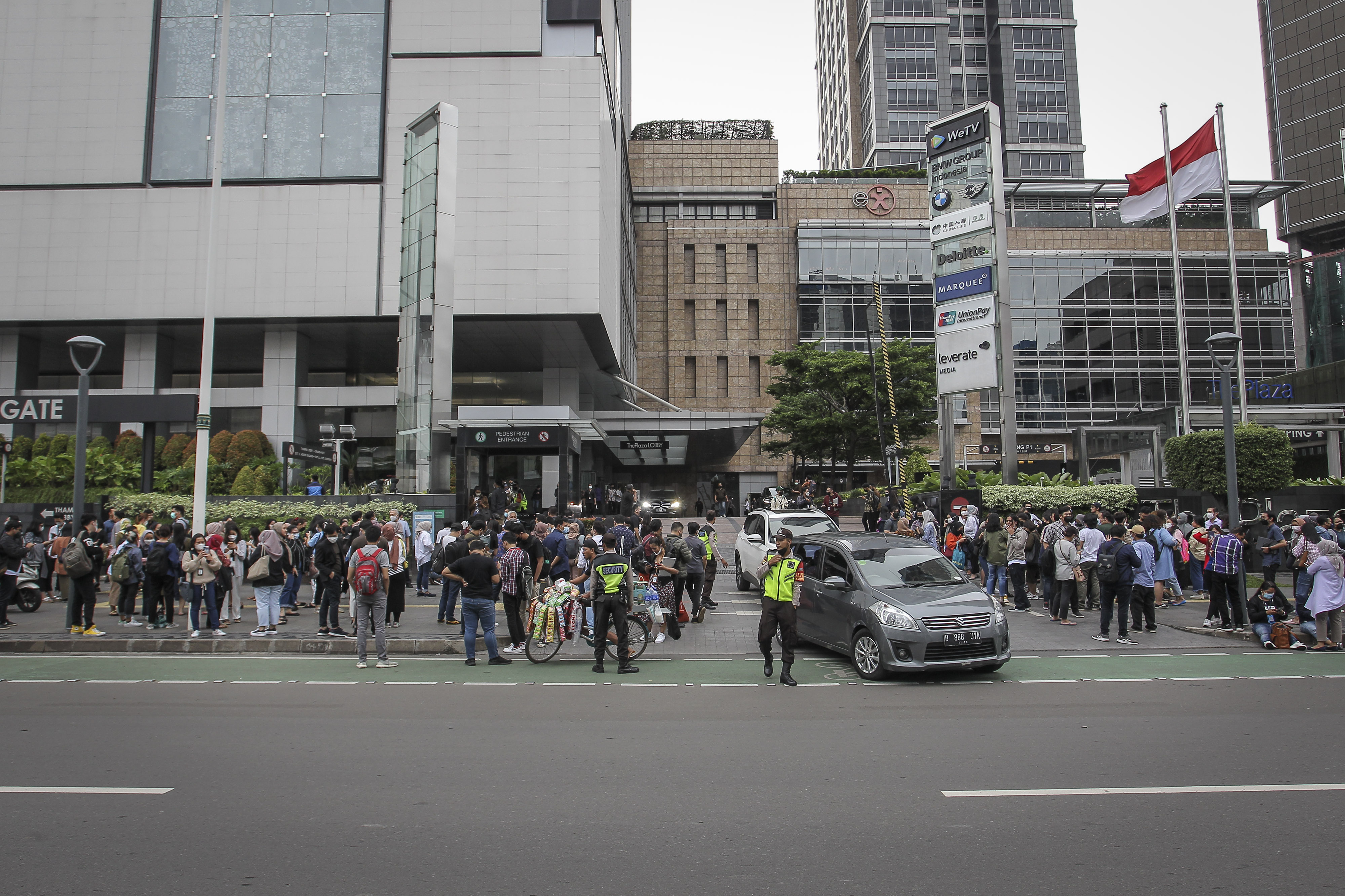 Dampak Gempa Banten di Jakarta