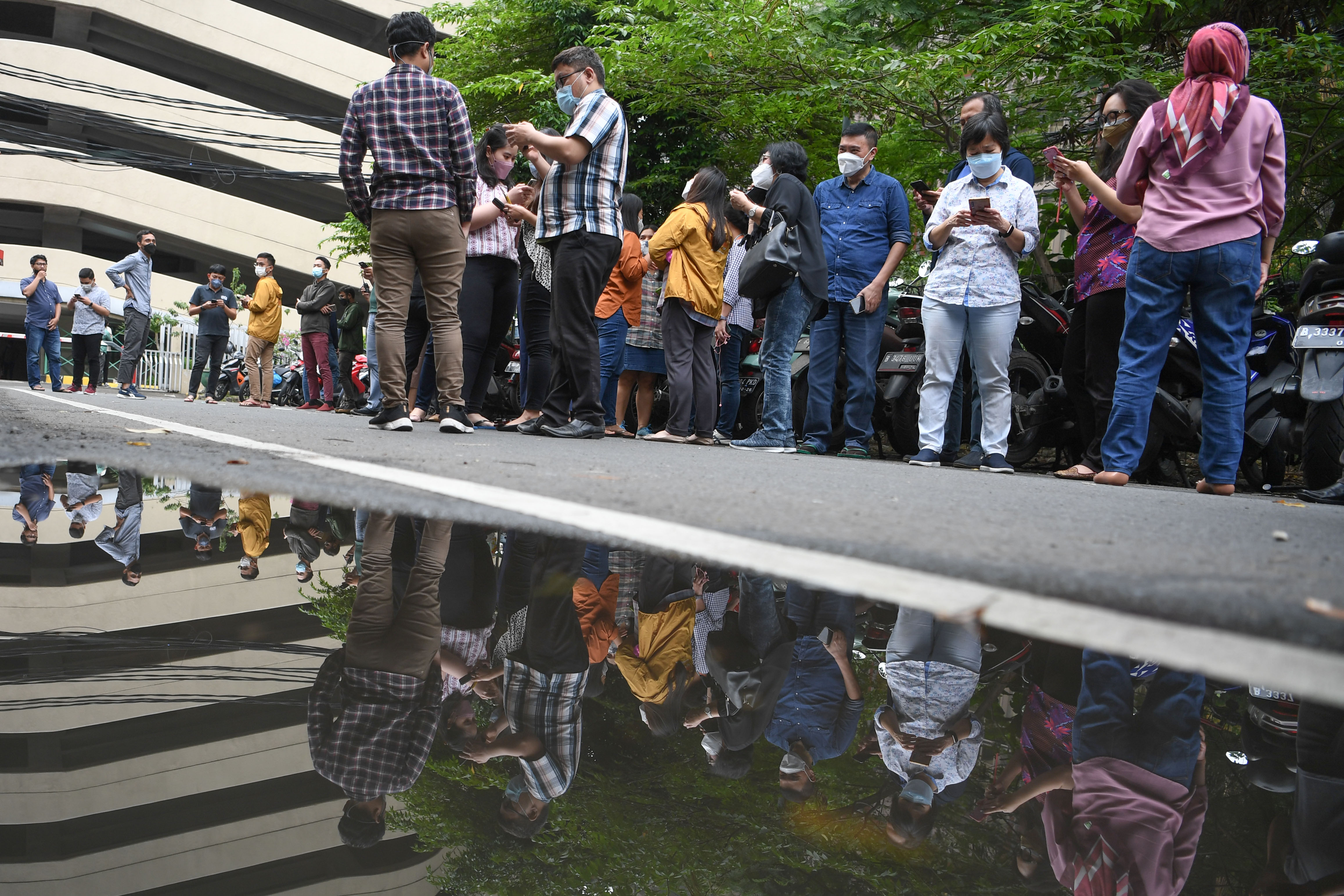 Dampak Gempa Banten di Jakarta