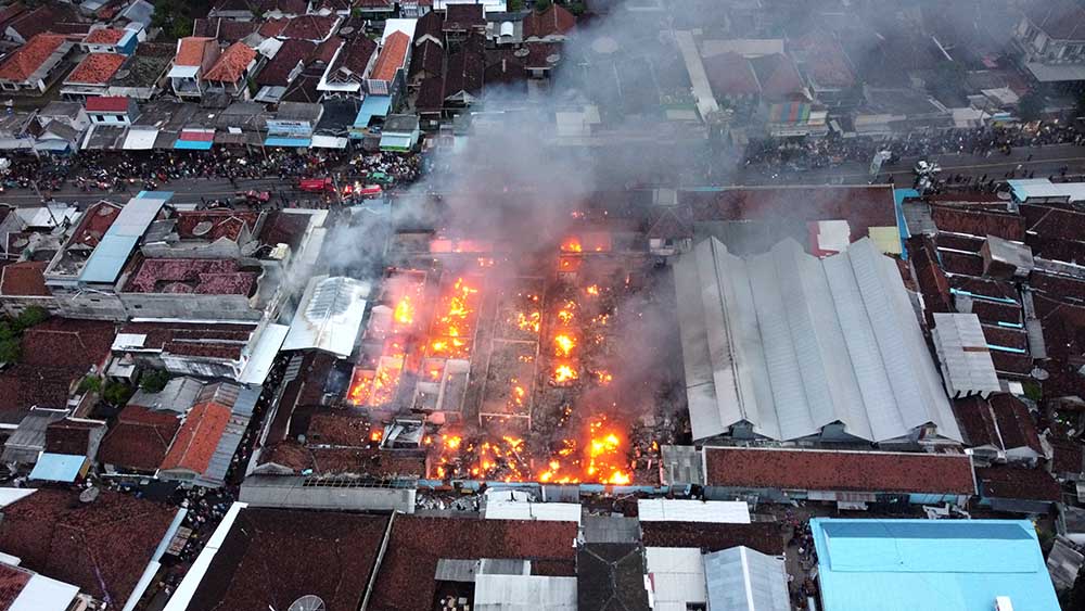 Kebakaran Pasar Bajul Mati, Banyuwangi