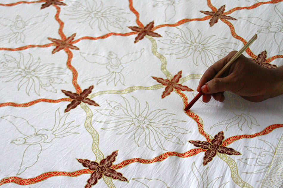 Batik Bergaya Peranakan