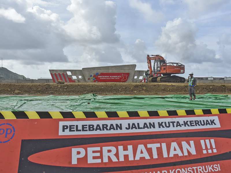 Penataan Kawasan Mandalika Jelang MotoGP