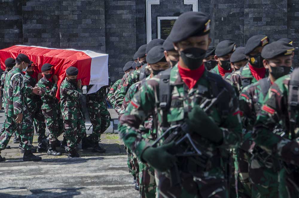 Pemakaman Prajurit TNI Gugur di Papua