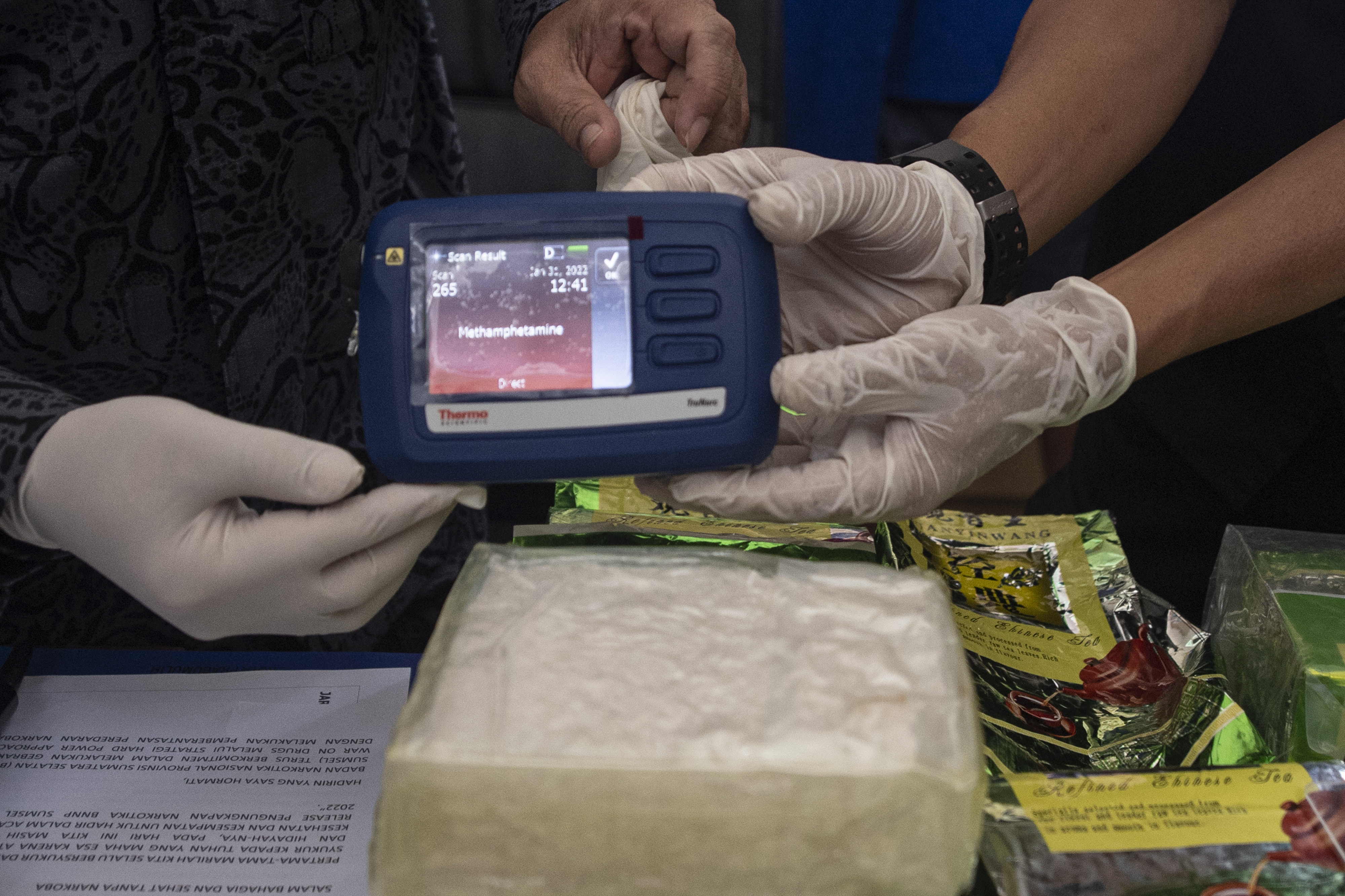 BNN Provinsi Sumatera Selatan Gagalkan Penyelundupan Sabu