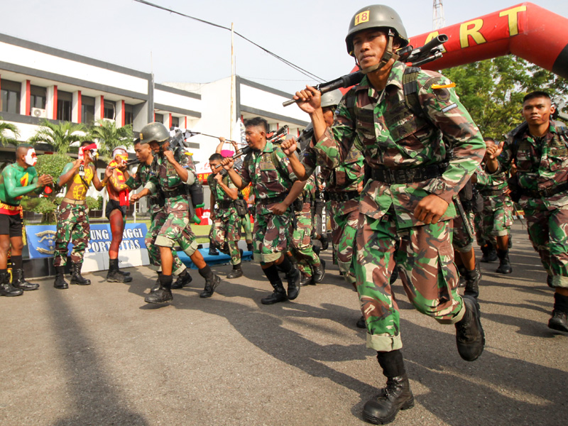 Lomba Lari Binsat Brigif 2 Marinir