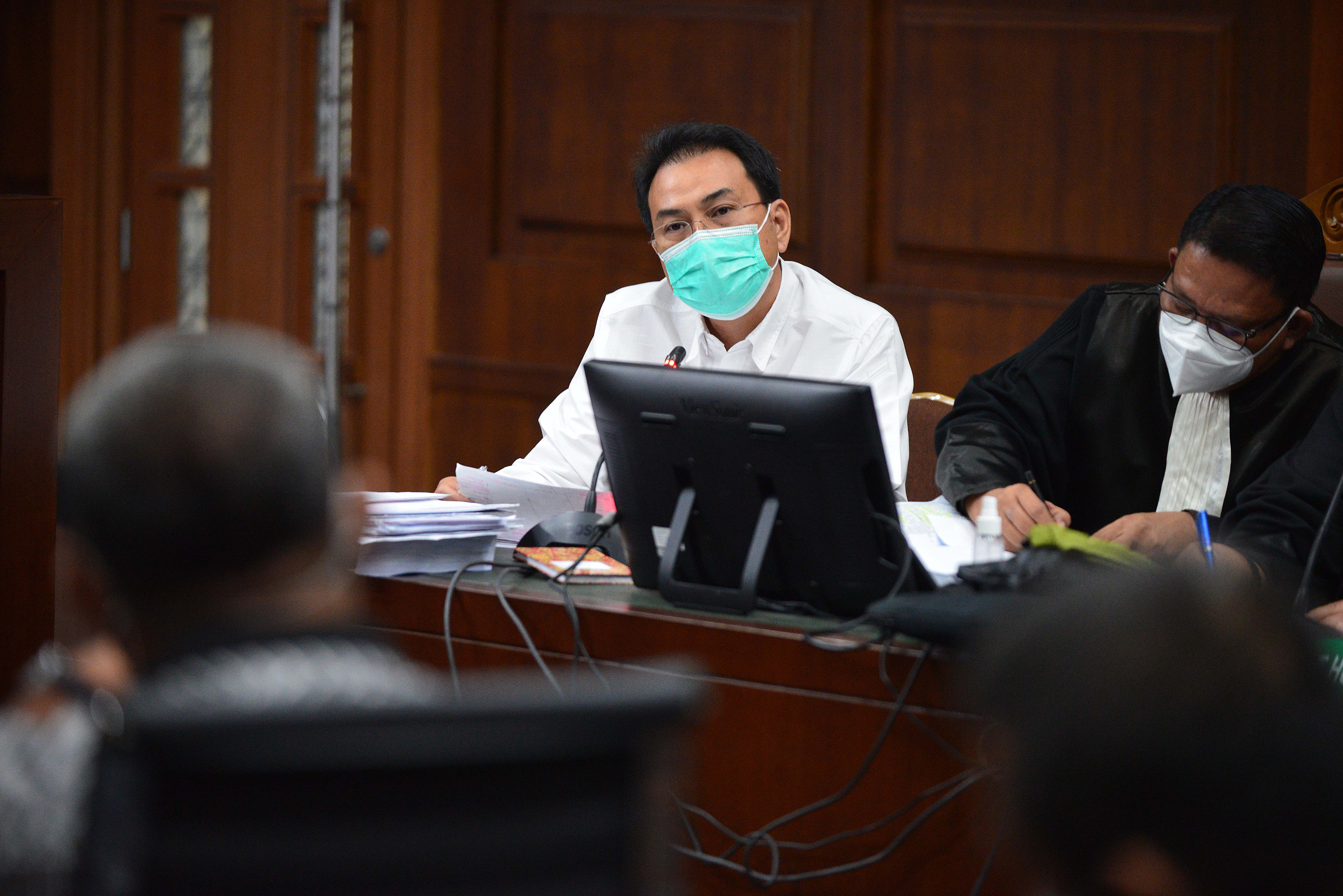 Sidang Lanjutan Terdakwa Aziz Syamsuddin