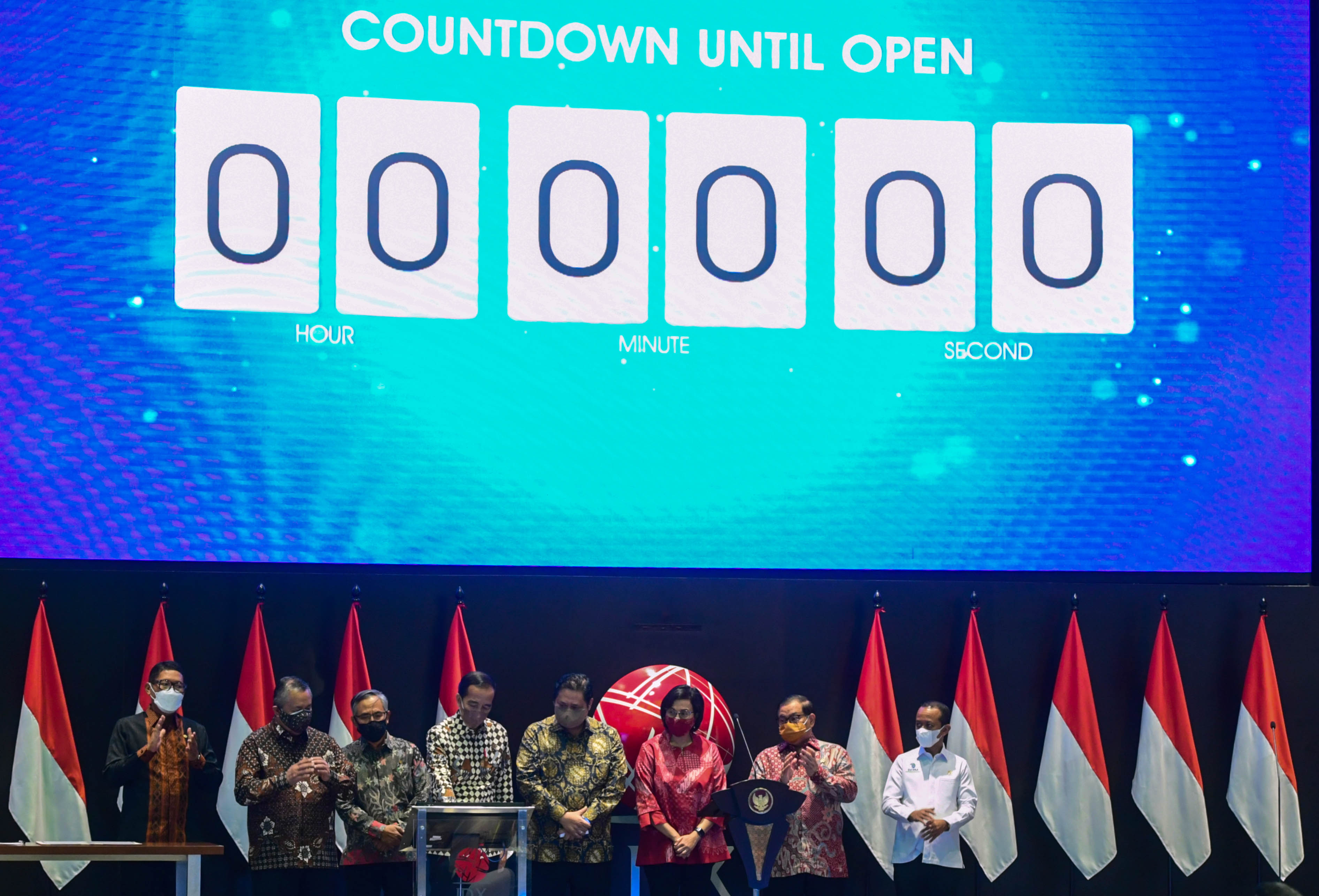 Presiden Jokowi Buka Perdagangan Saham