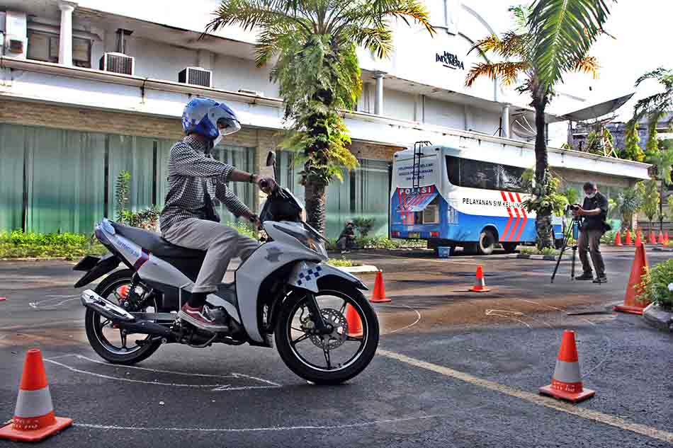 Pelatihan Uji Praktek mengemudi 