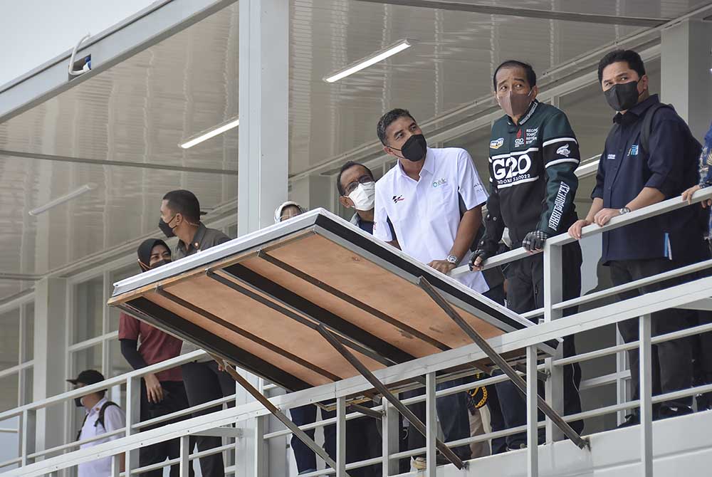 Presiden Cek Kesiapan Sirkut MotoGP Mandalika