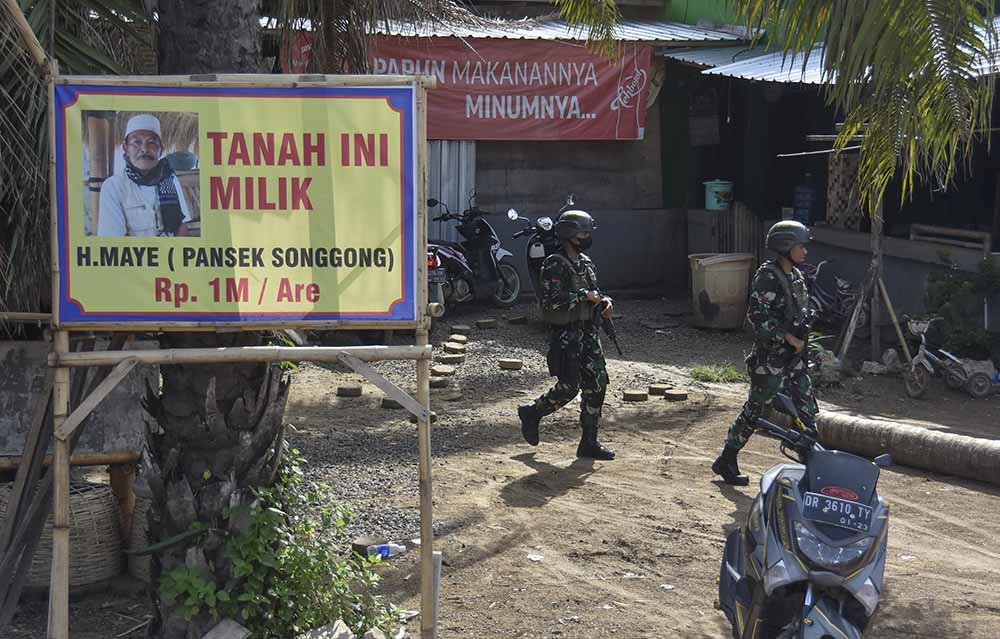 Pengamanan Kedatangan Presiden di Mandalika