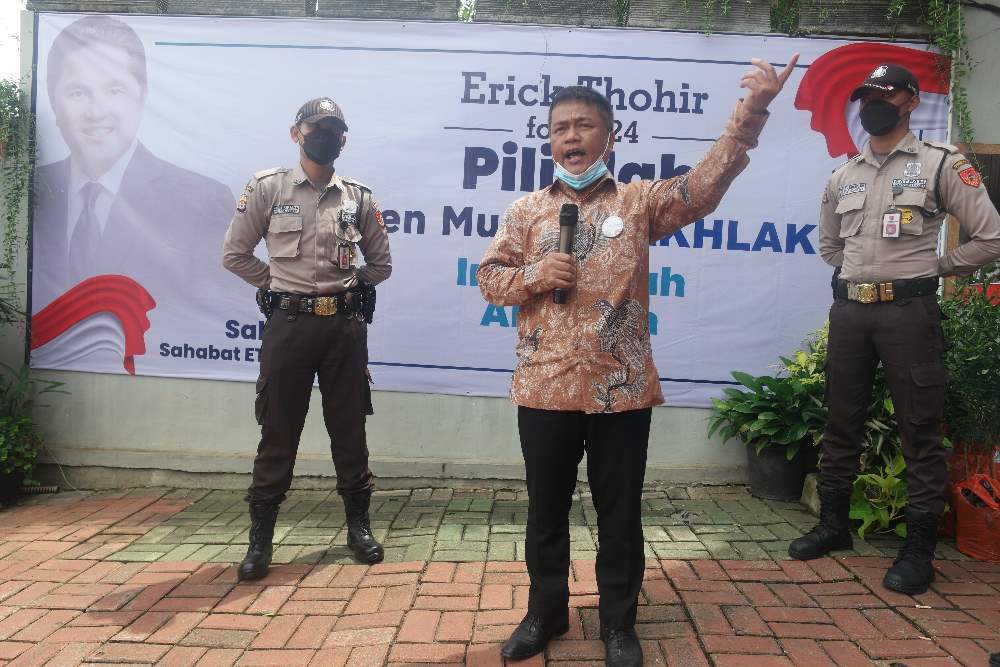 Sahabat Erick Thohir (ETHO) Mendeklarasikan Dukungan Kepada Erick Thohir Maju Sebagai Calon Presiden Republik Indonesia 2024