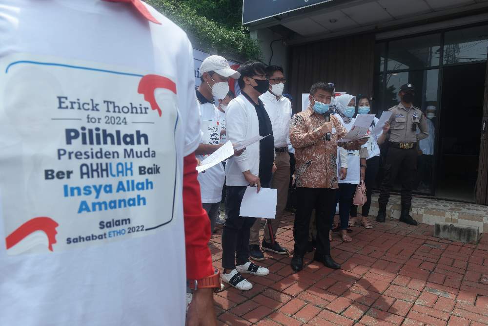 Sahabat Erick Thohir (ETHO) Mendeklarasikan Dukungan Kepada Erick Thohir Maju Sebagai Calon Presiden Republik Indonesia 2024