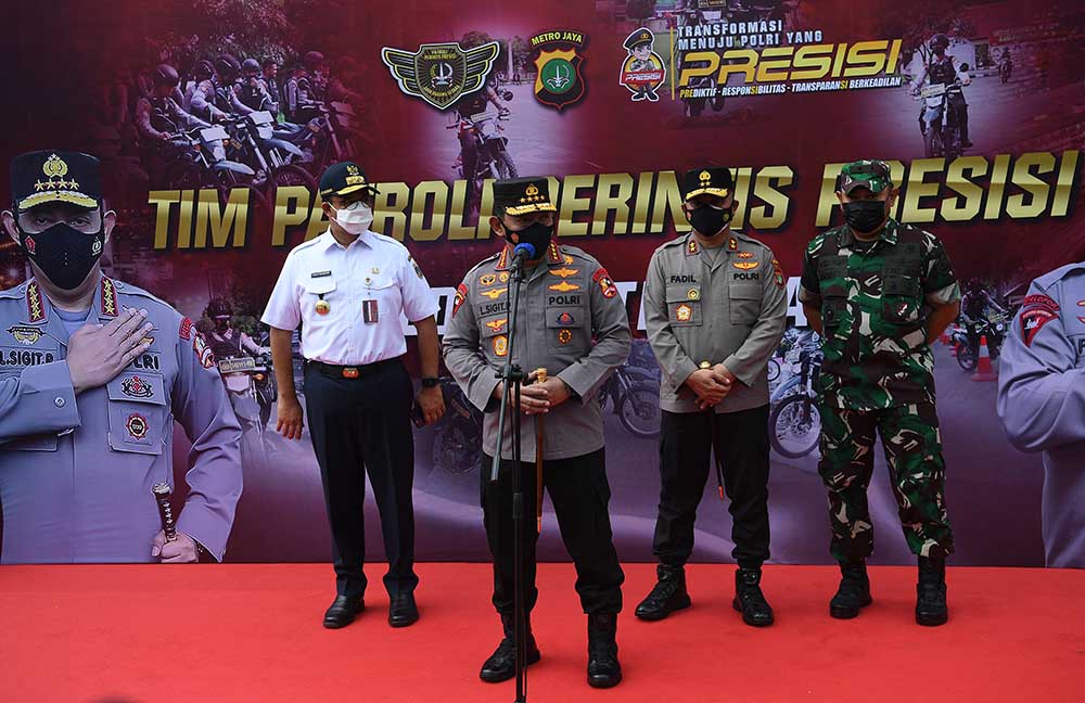 Peresmian Tim Patroli Perintis Presisi