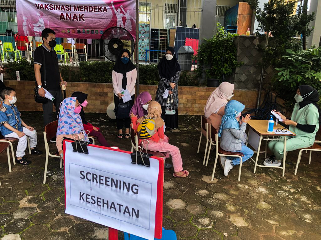 Vaksinasi Merdeka Anak 6-11 Tahun