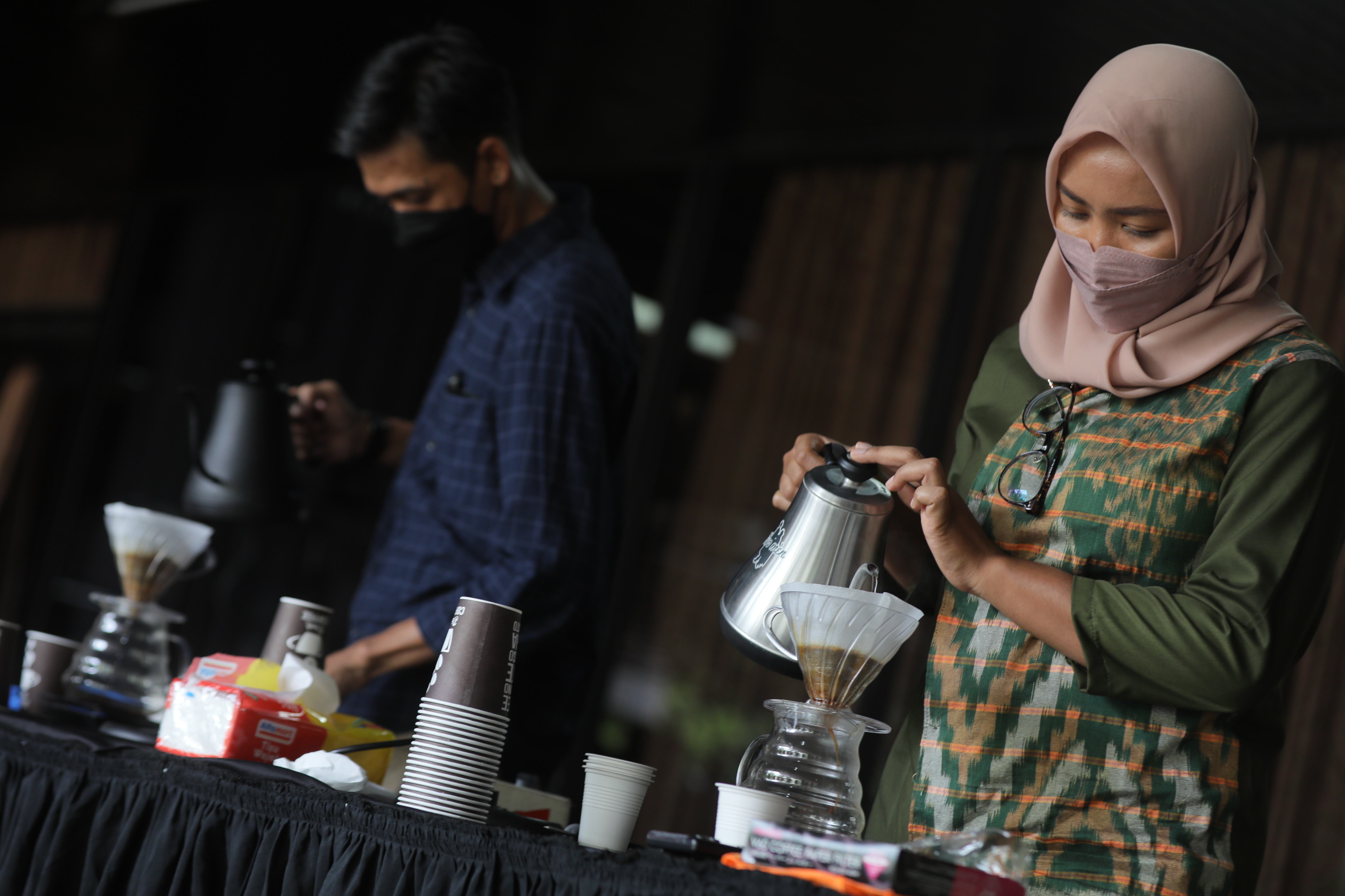 Kompetisi Barista pada Festival PeSoNa Kopi Argoforestry 2022