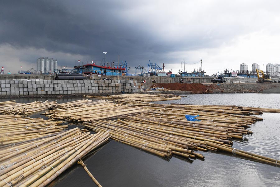 Pembangunan Tanggul Pengaman Laut Jakarta Sepanjang 12,6 Km
