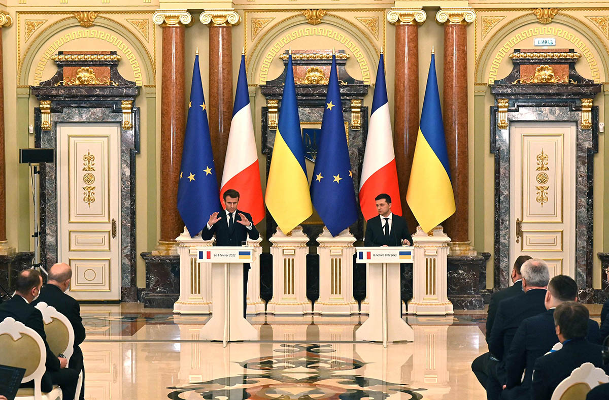 Ancaman Invasi Rusia ke Ukraina, Presiden Prancis Lakukan Diplomasi 