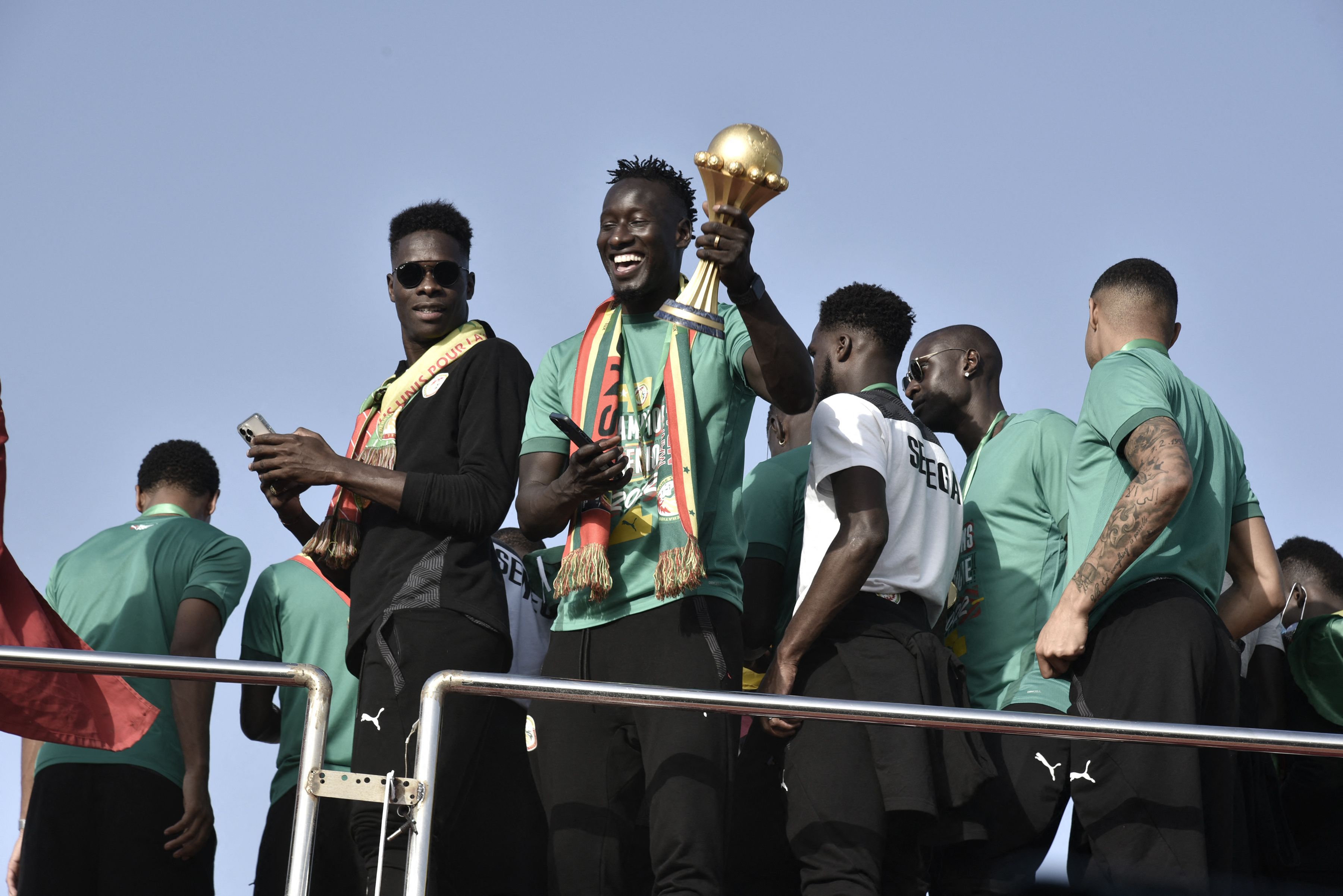 Senegal Merayakan Juara Piala Afrika 2021