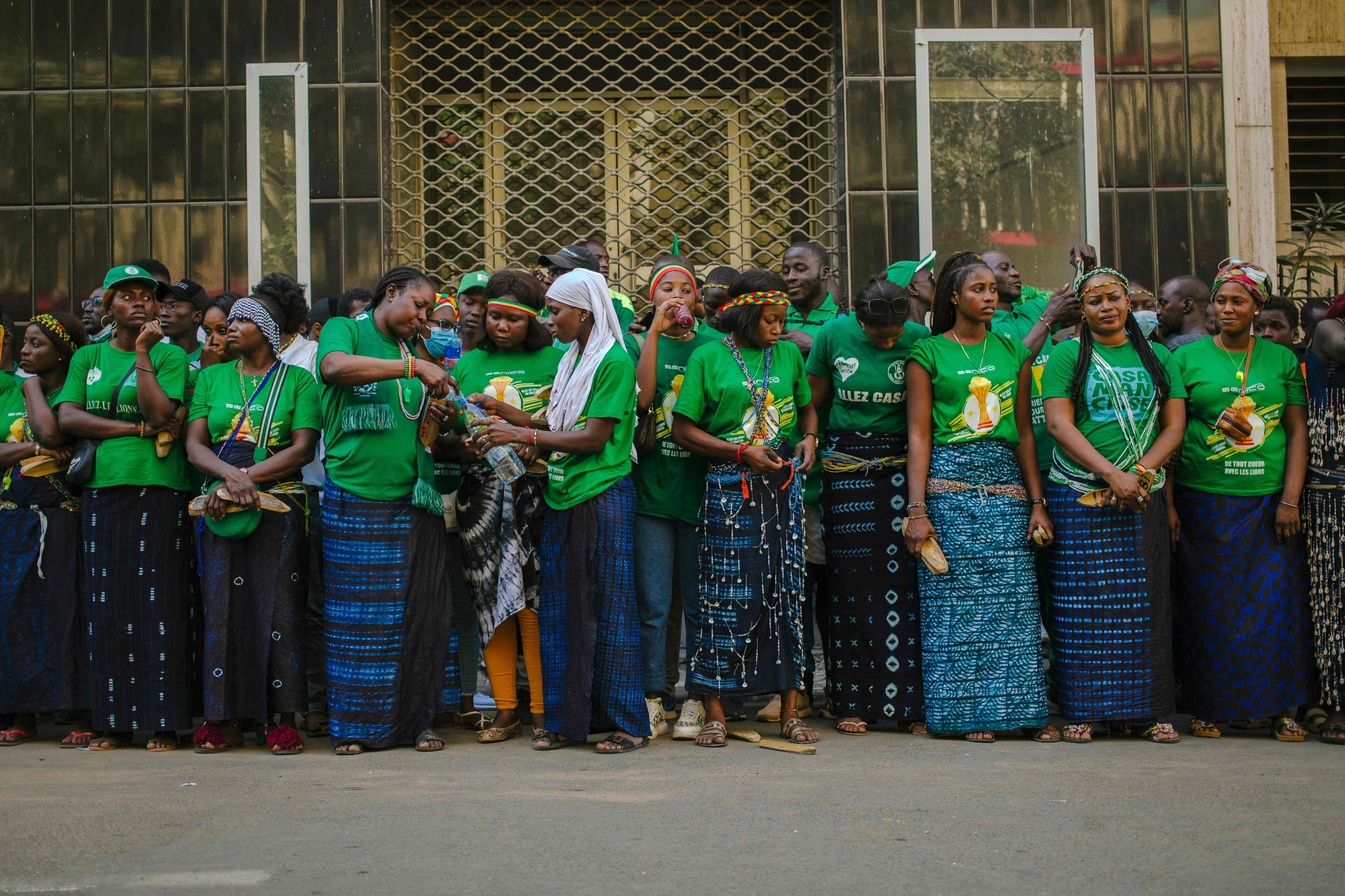 Senegal Merayakan Juara Piala Afrika 2021