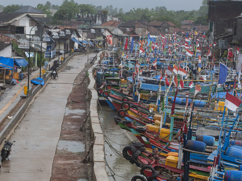 Nelayan Tidak Melaut Akibat Erupsi Krakatau