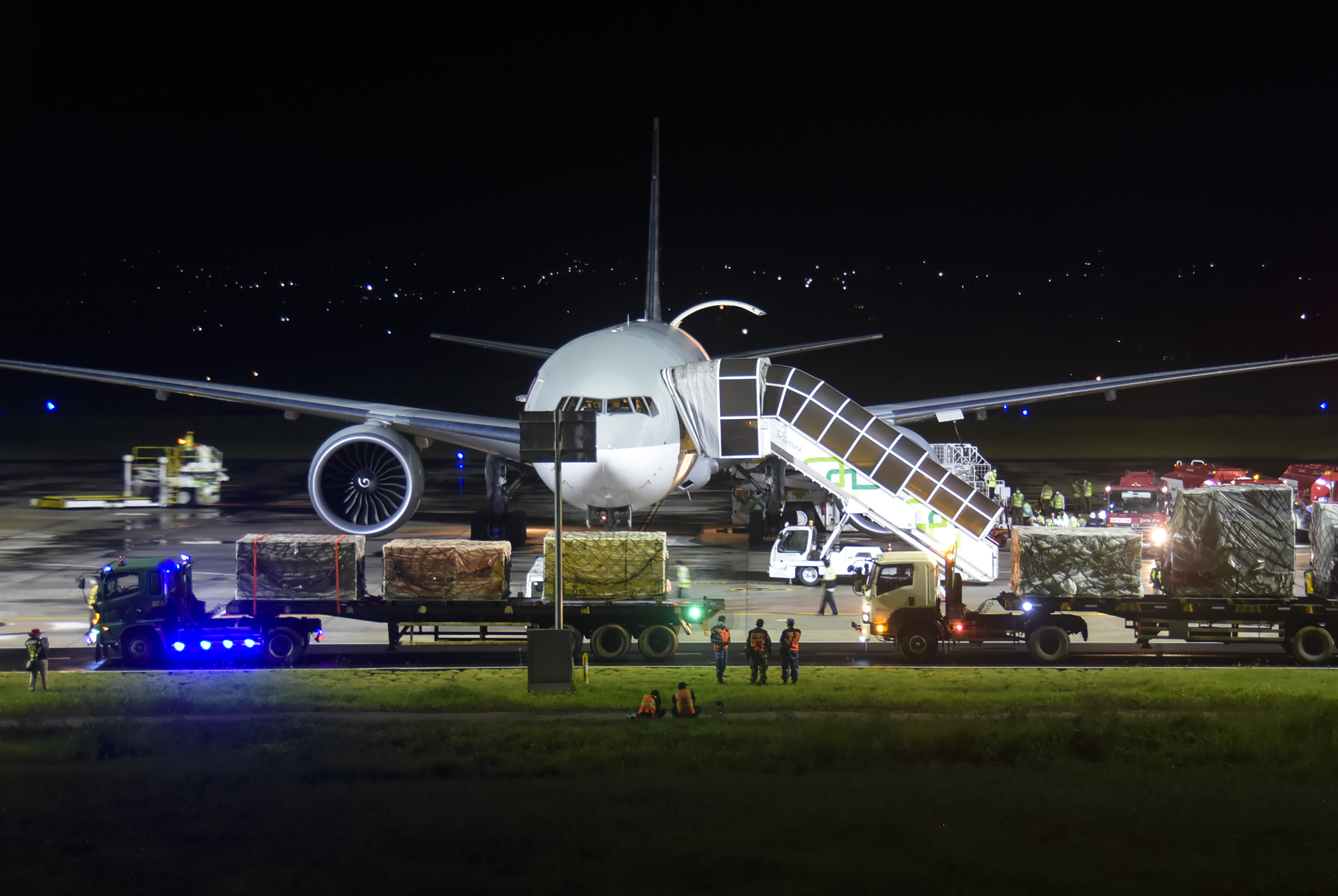 Kedatangan Logistik MotoGP untuk Tes Pramusim