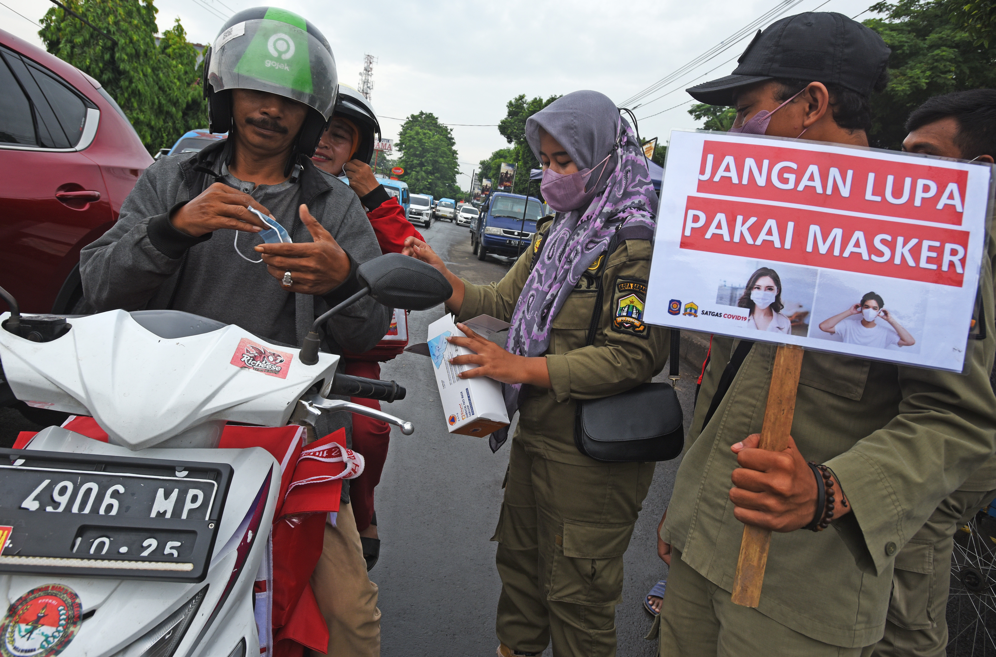 Operasi Yustisi Disiplin Prokes di Banten
