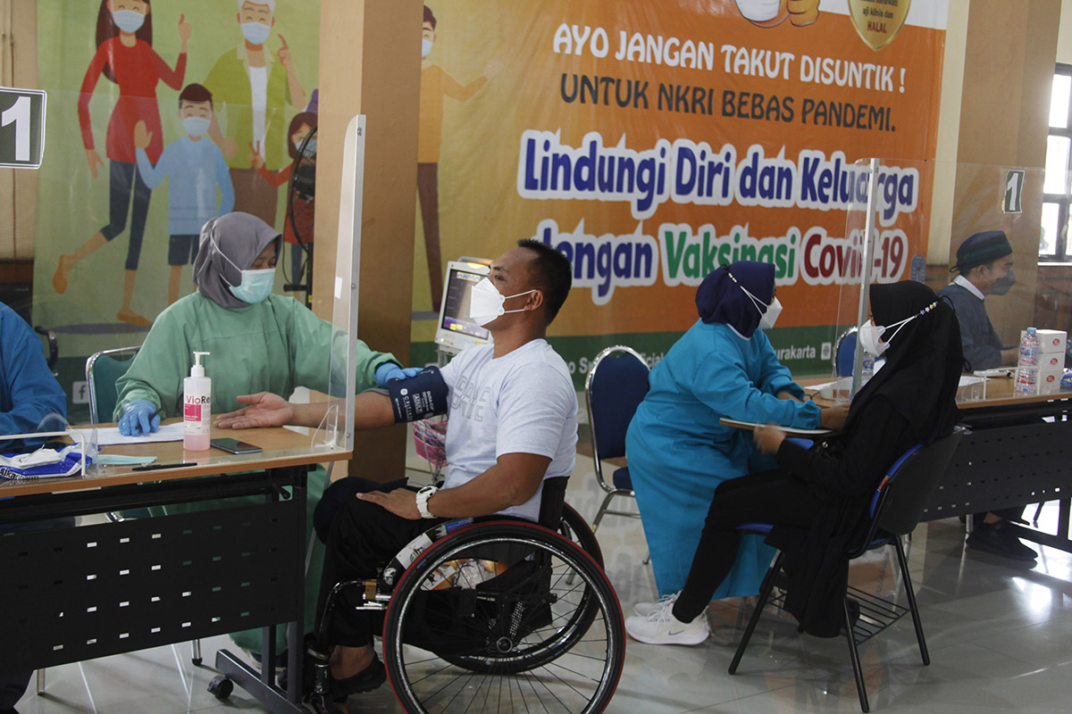 Vaksinasi Booster Covid-19 Atlet NPC