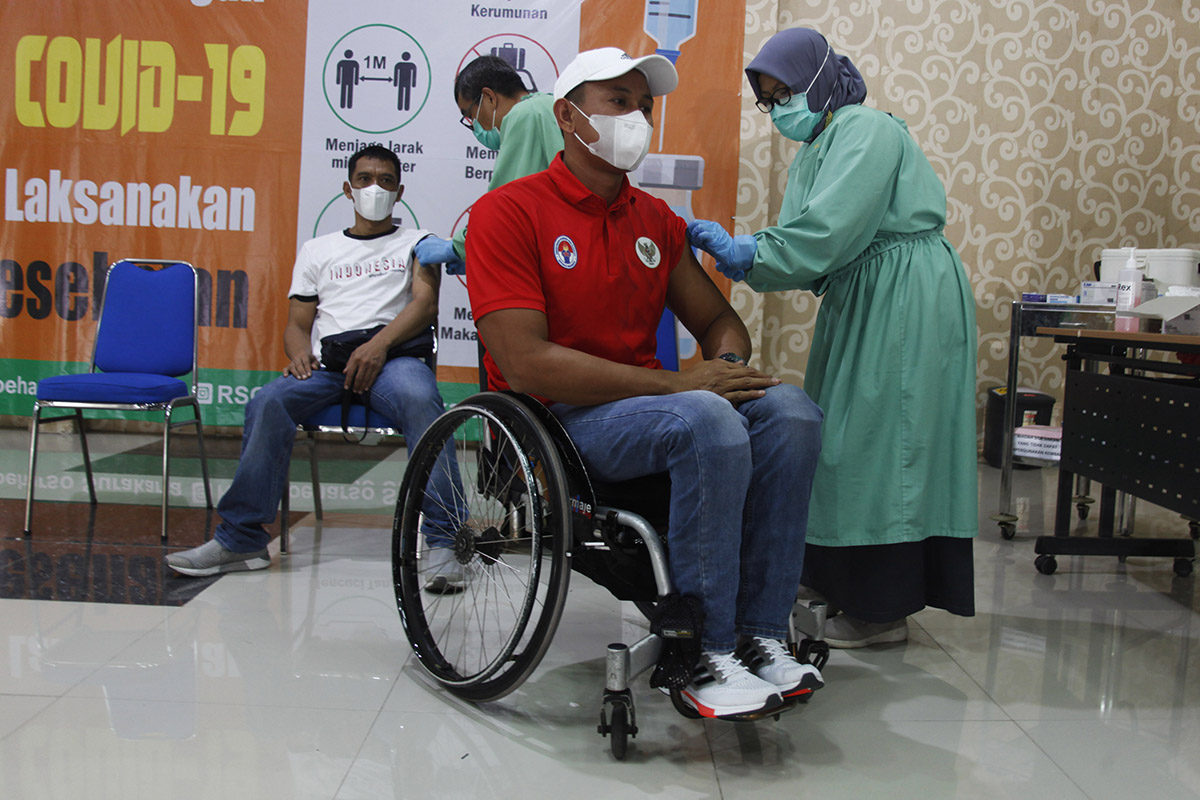 Vaksinasi Booster Covid-19 Atlet NPC