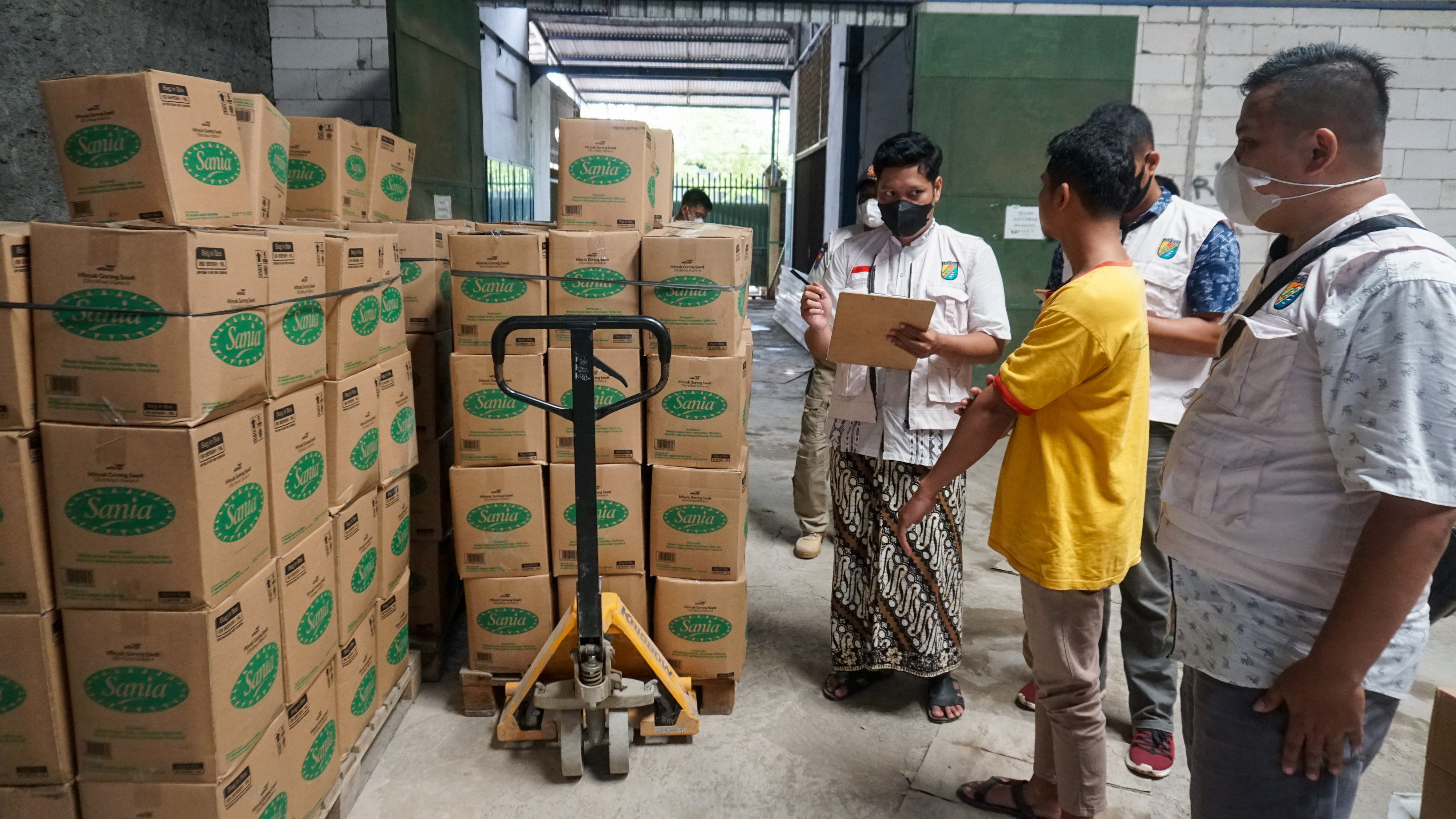 Sidak Minyak Goreng di Distributor