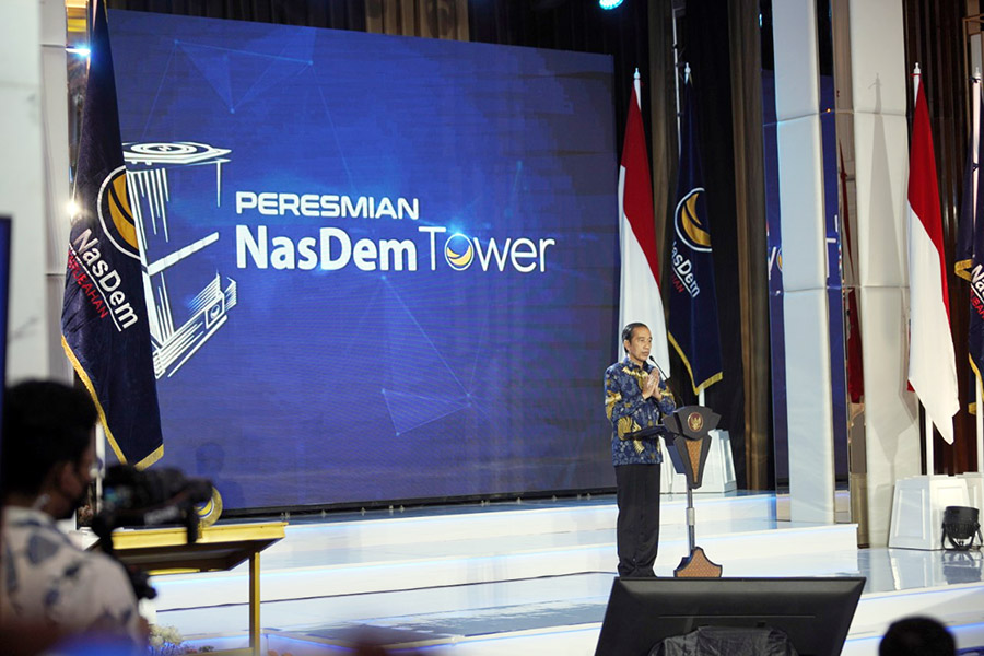 Presiden Joko Widodo Puji dan Kagum dengan NasDem Tower 