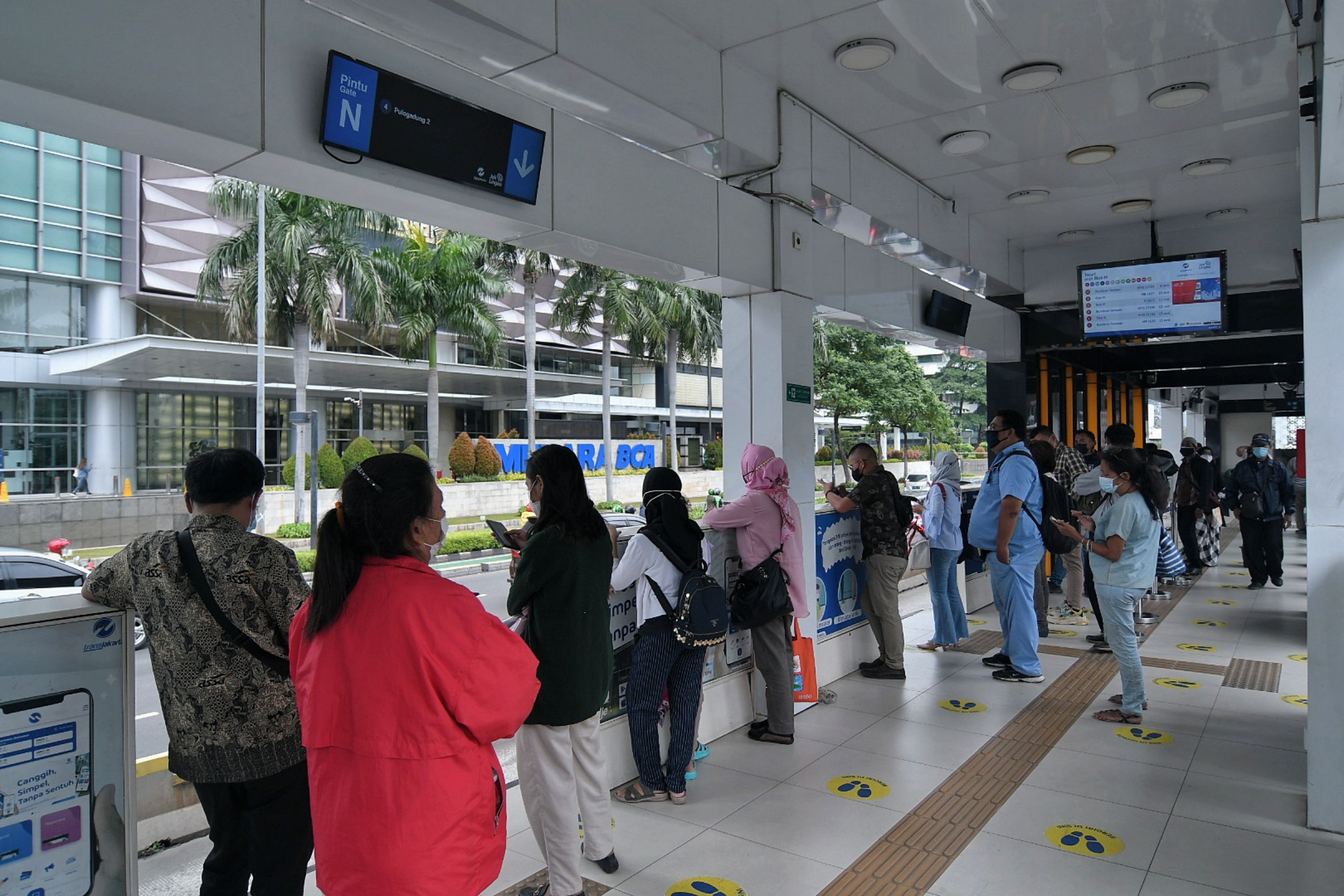 Penyesuaian Layanan TransJakarta pada PPKM Level 3