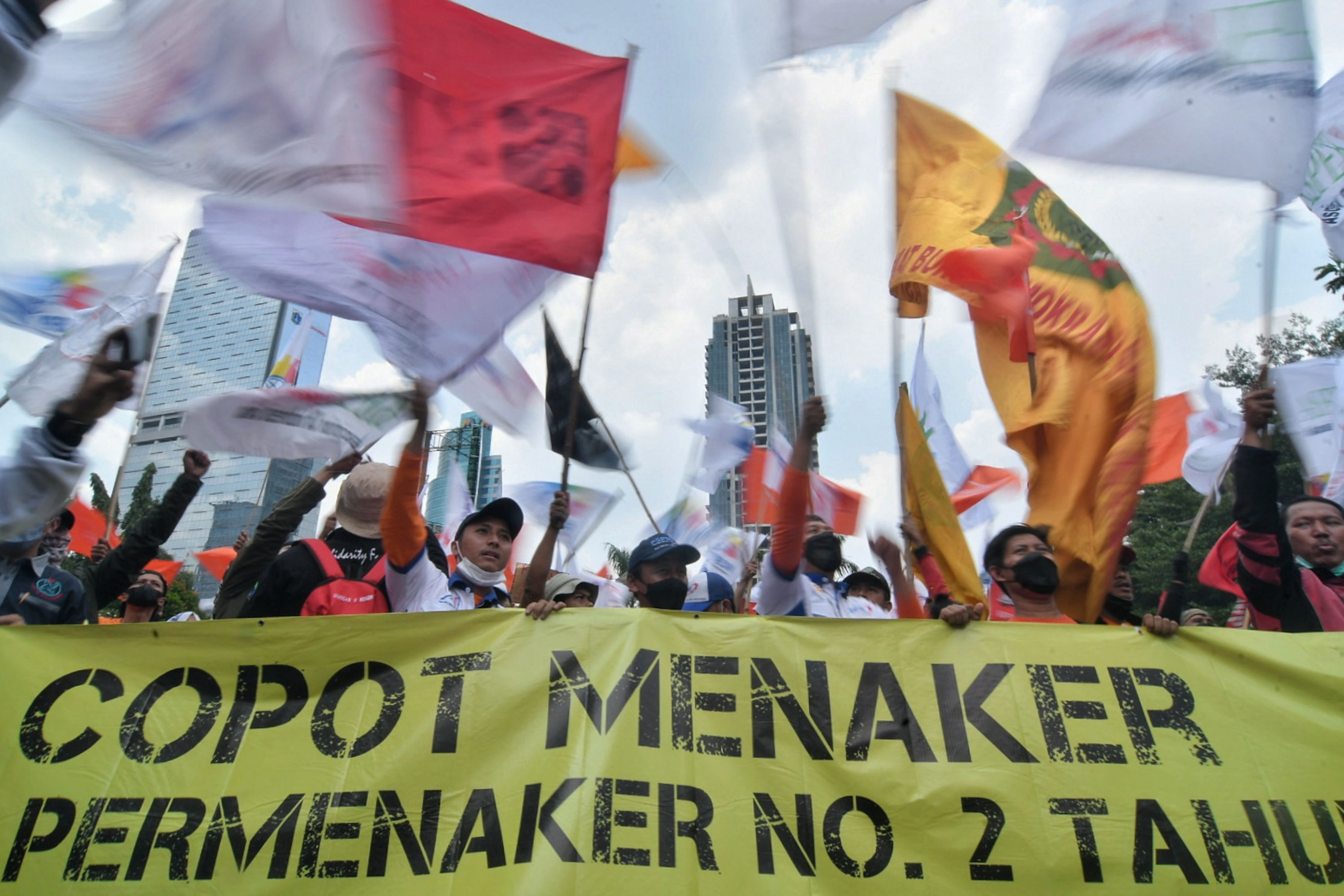 Asi Buruh Tolak Aturan JHT