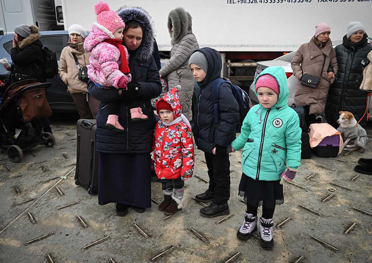 Gelombang Pengungsi Ukraina Tembus 2 Juta