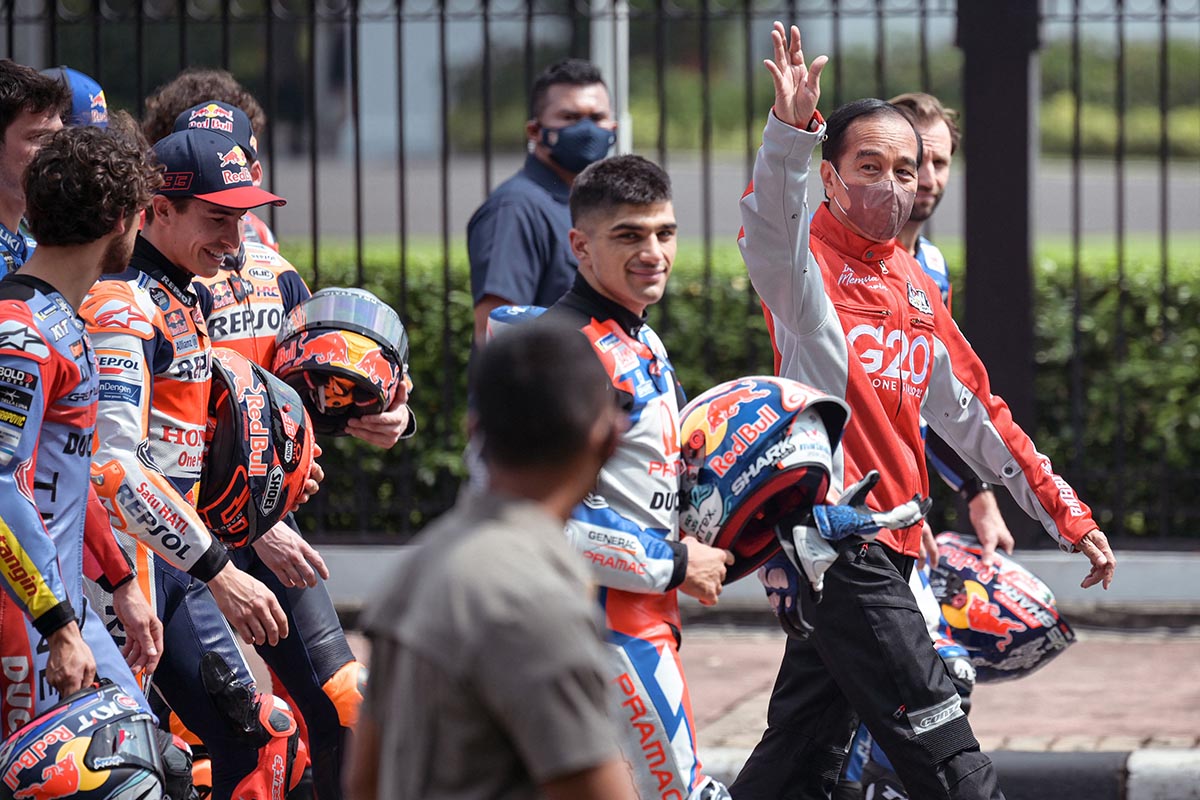 Pembalap MotoGP Bertemu Presiden Jokowi
