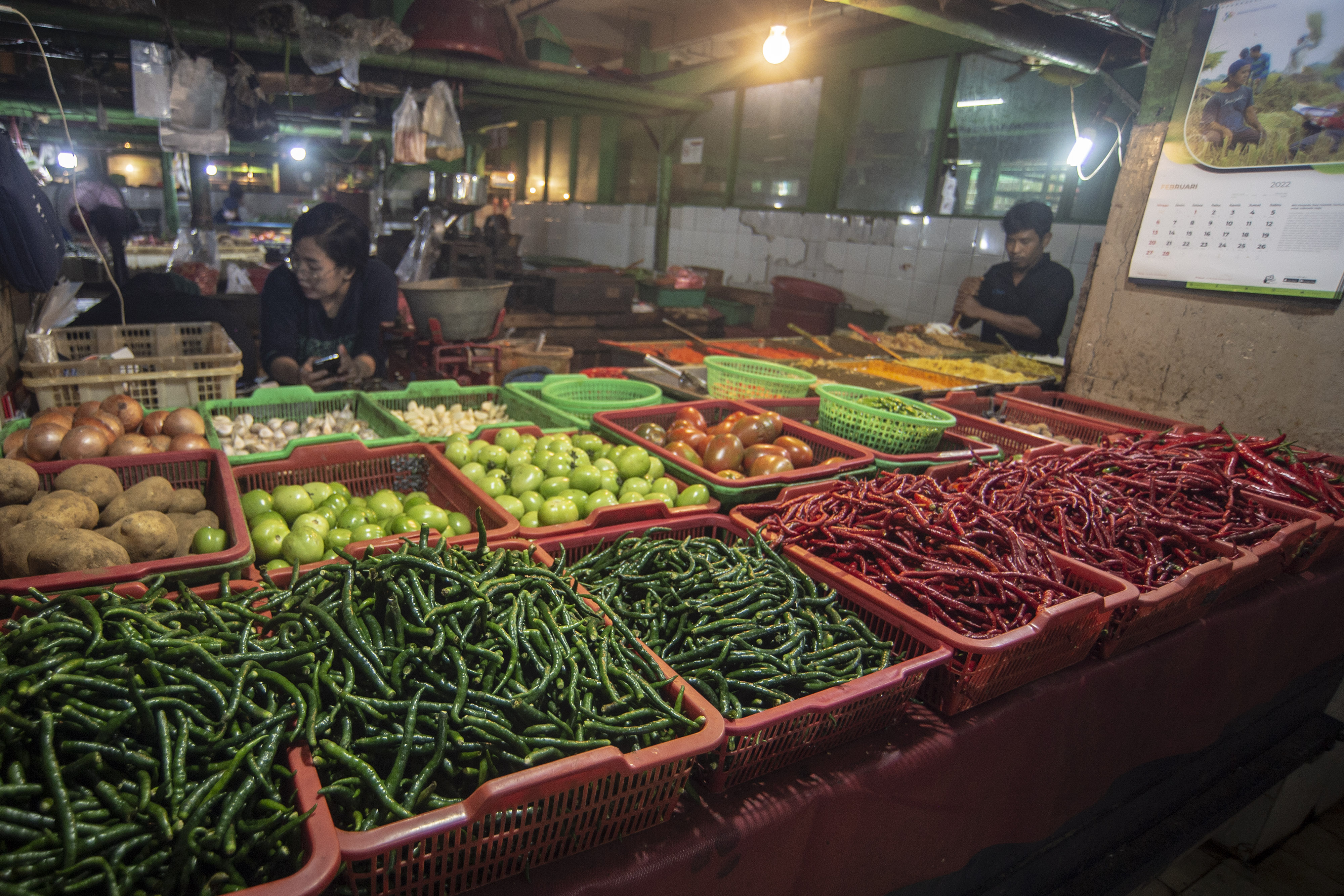 Deflasi Bulan Februari 2022