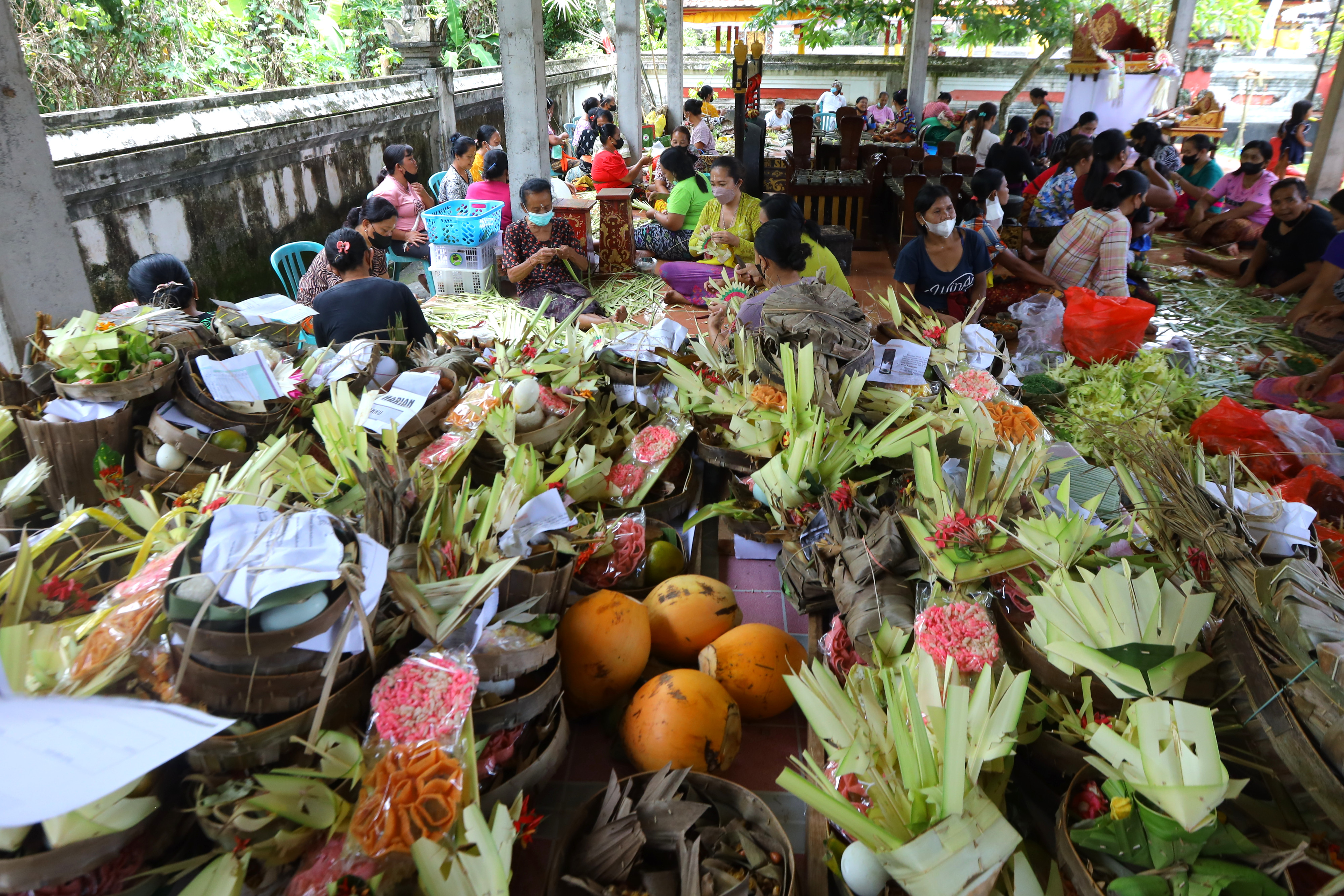 Persiapan Nyepi di Kampung Bali Banyuwangi