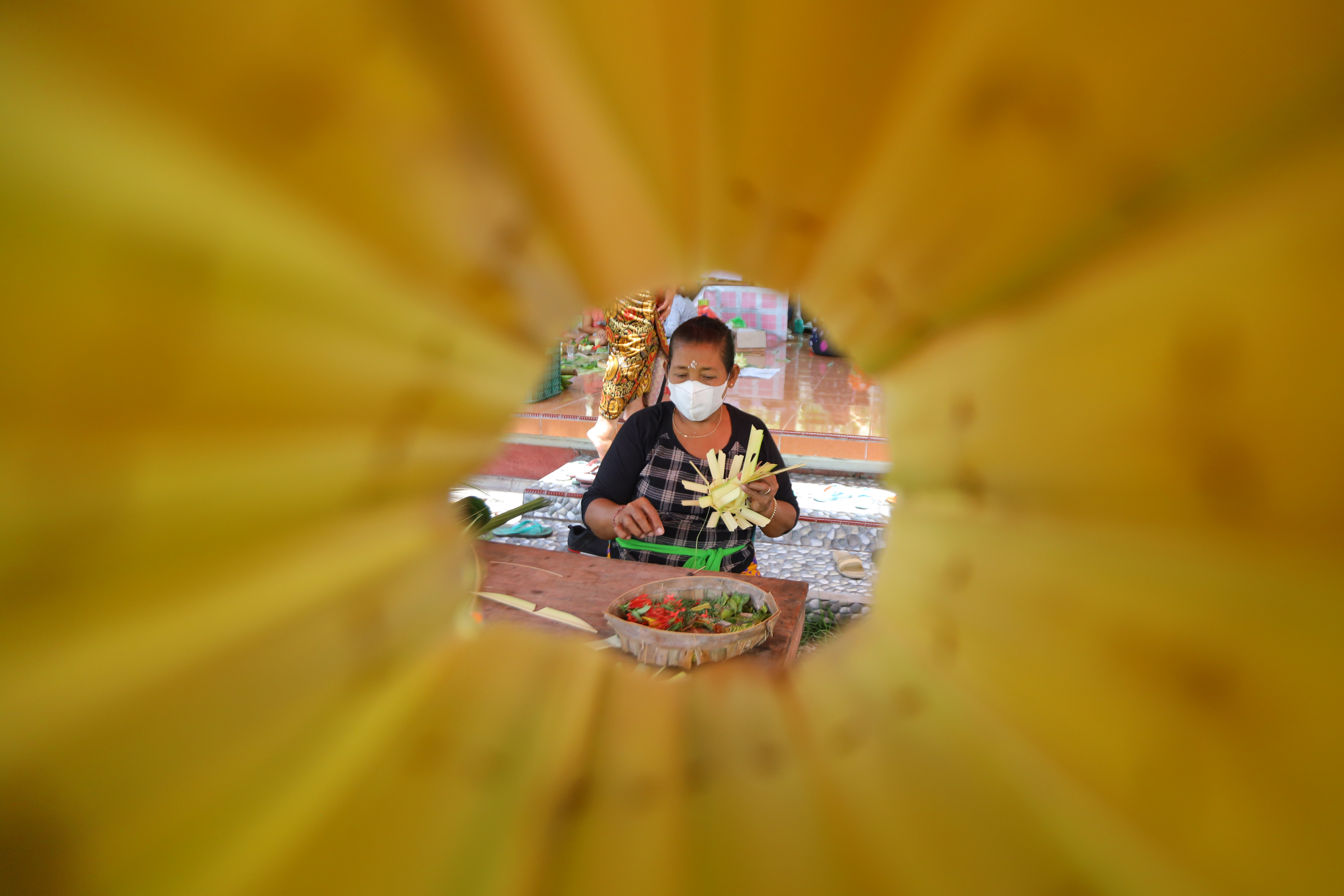 Persiapan Nyepi di Kampung Bali Banyuwangi