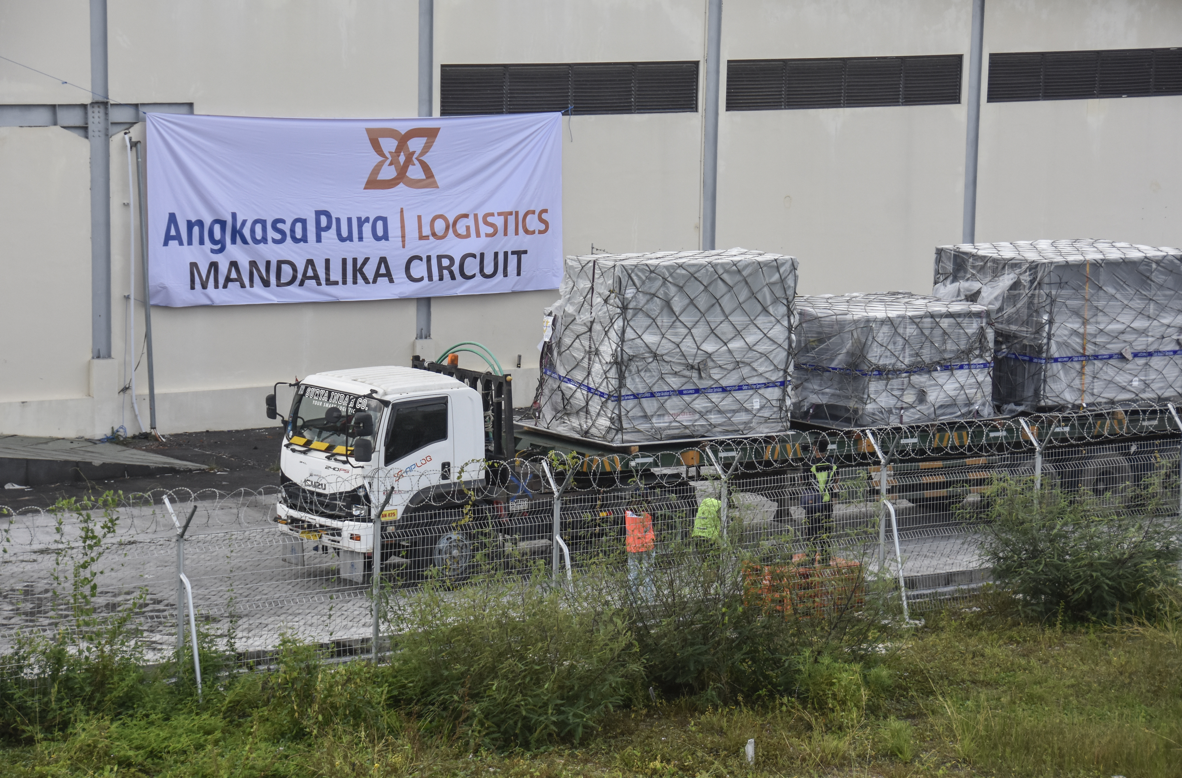 Kedatangan Logistik MotoGP Mandalika