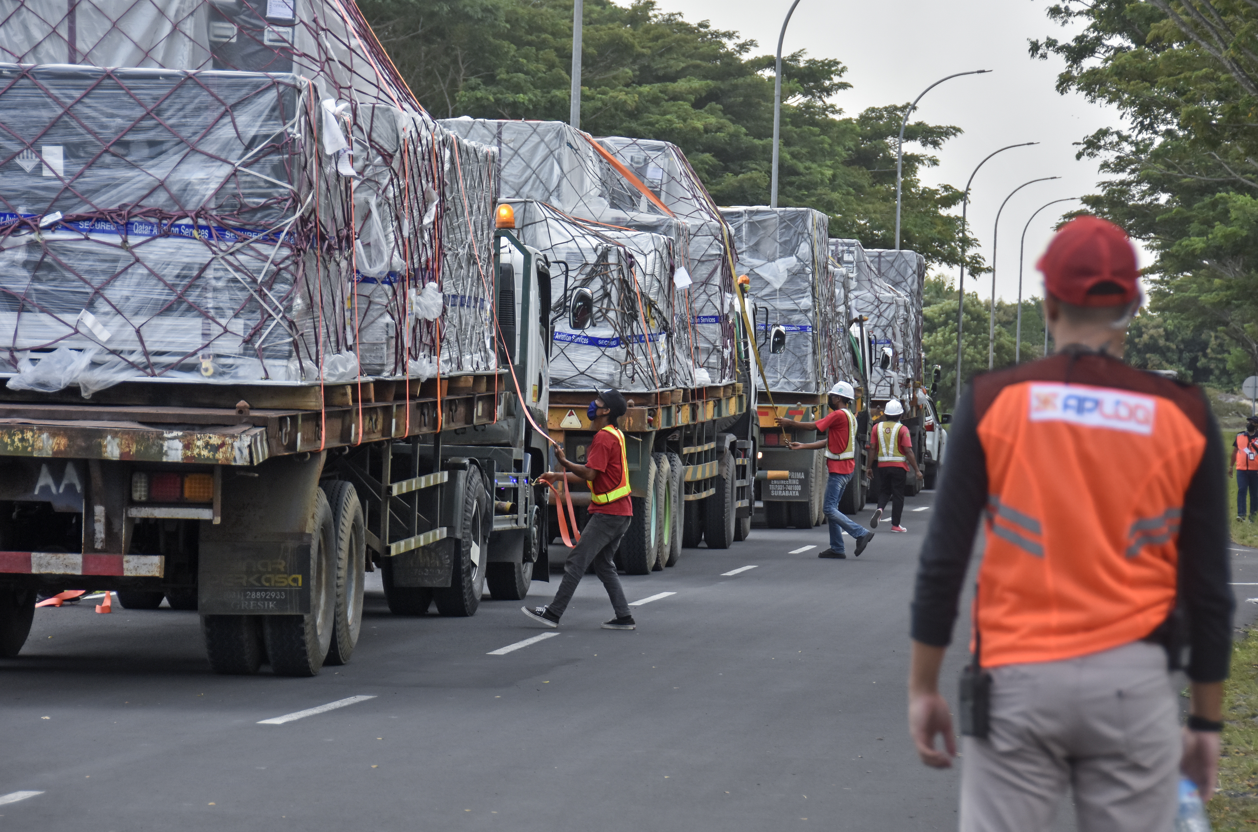Kedatangan Logistik MotoGP Mandalika