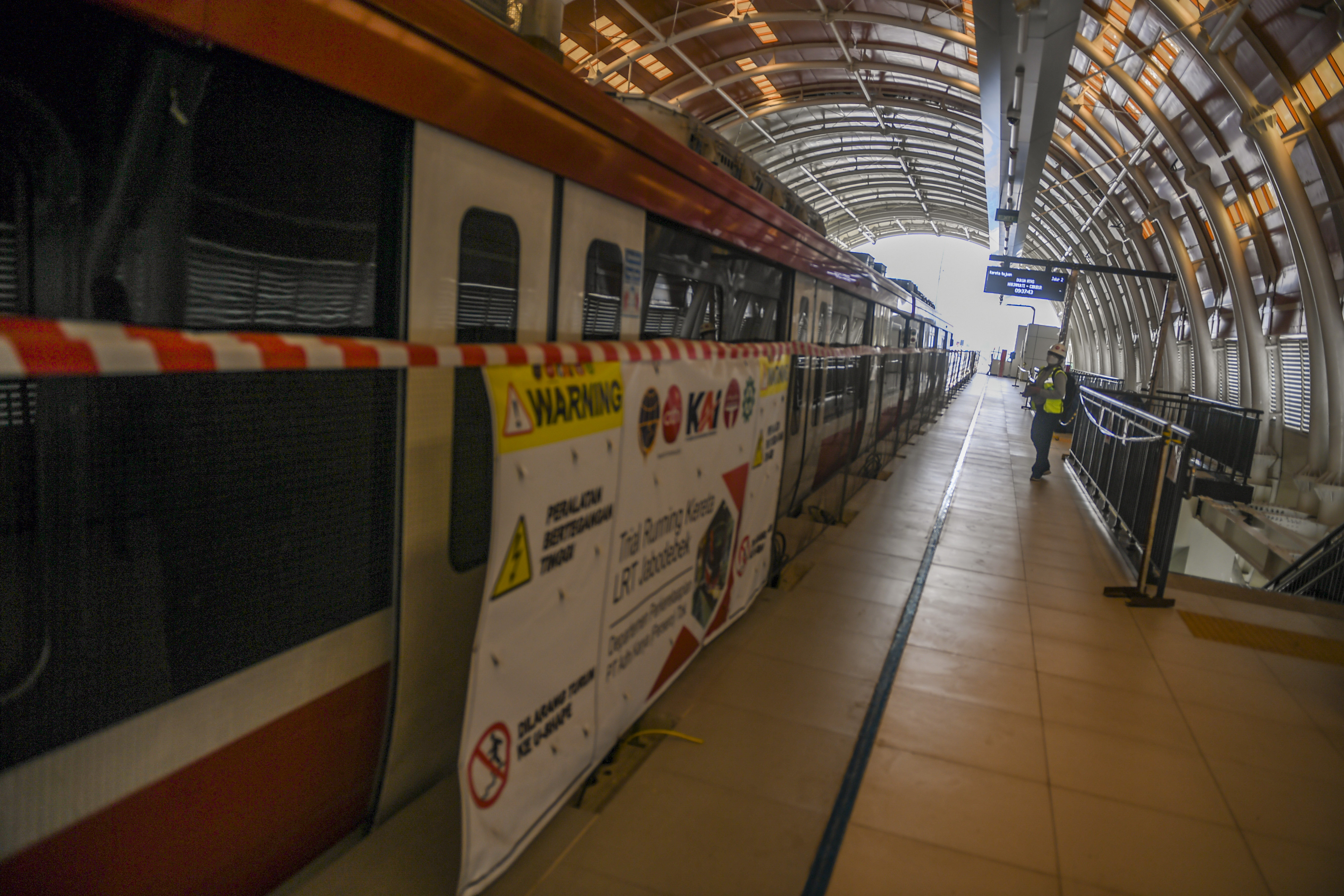 Progres Pembangunan LRT
