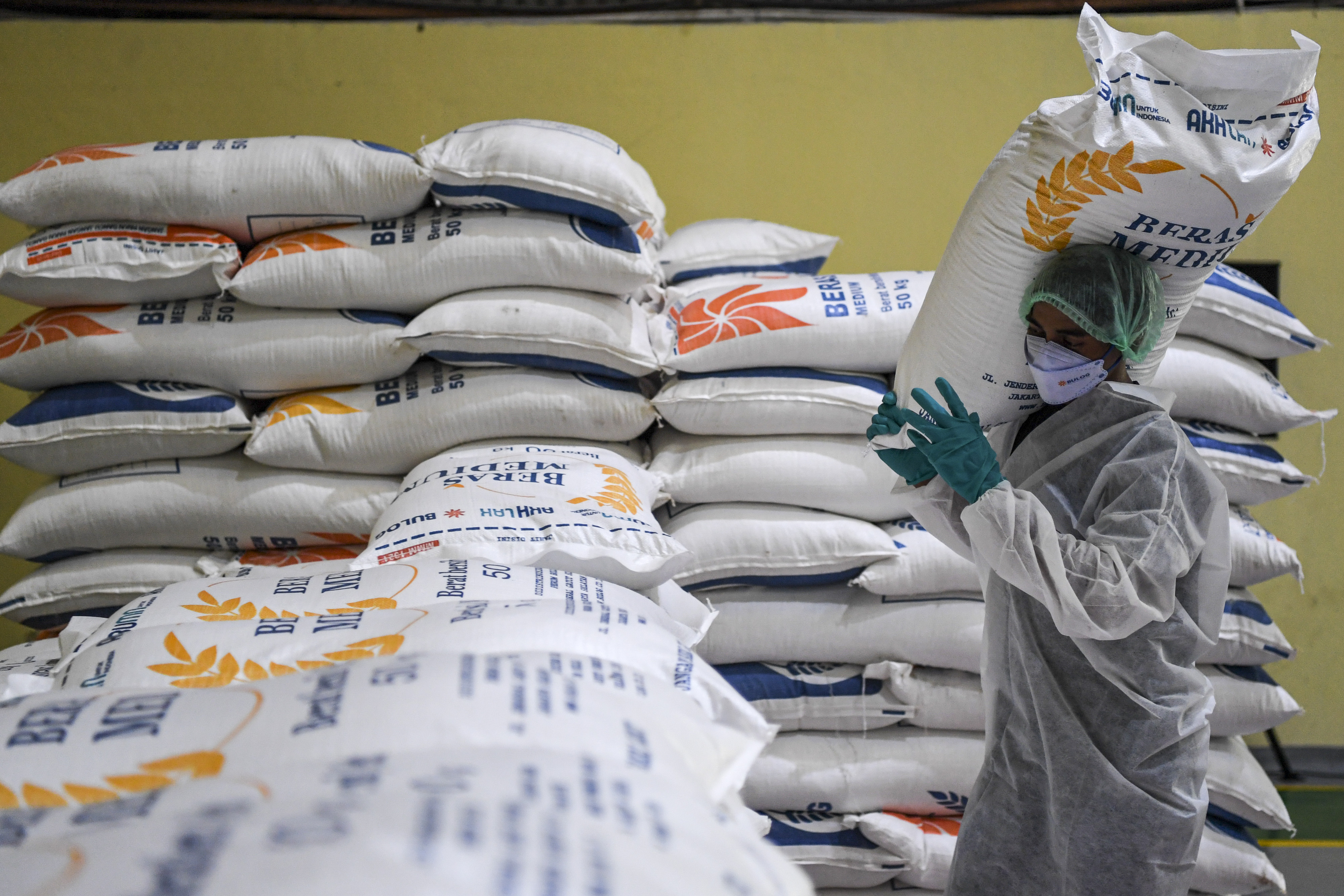 Wapres Tinjau Stok Pangan