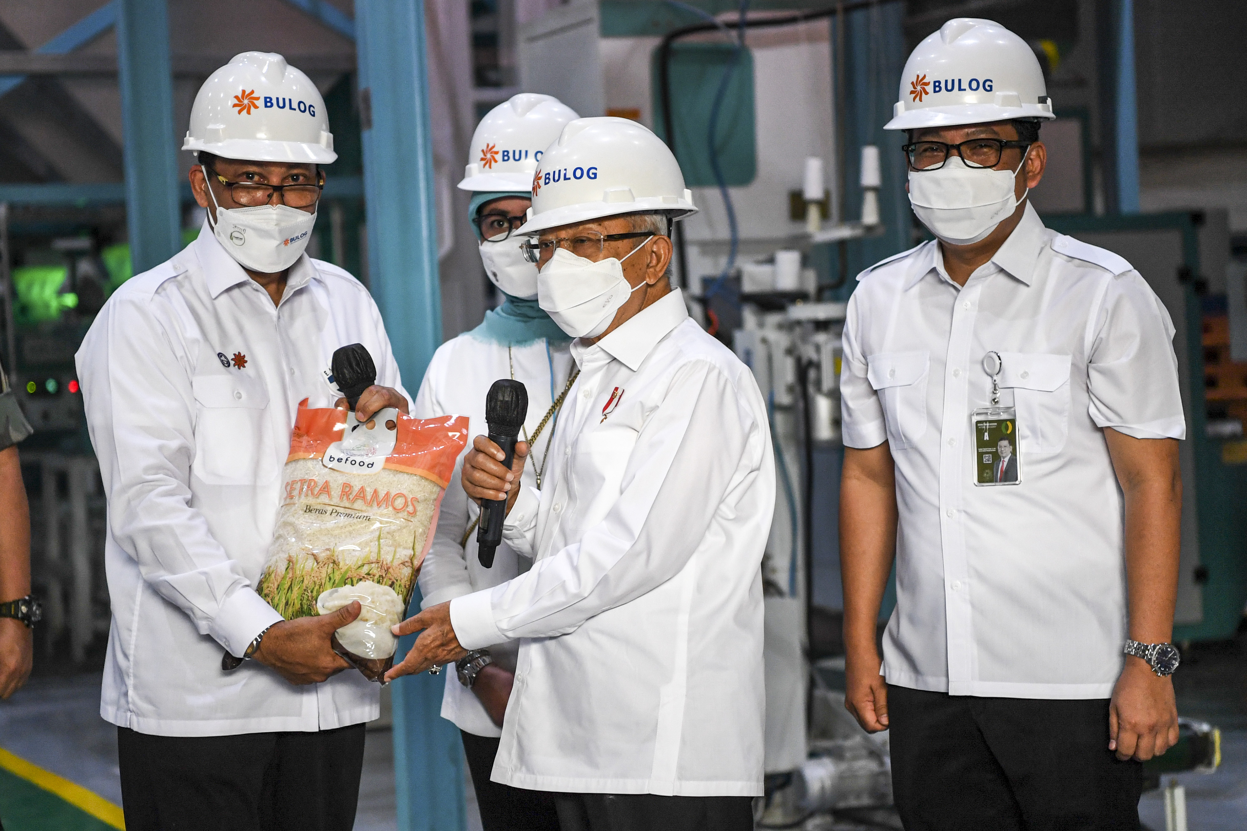 Wapres Tinjau Stok Pangan