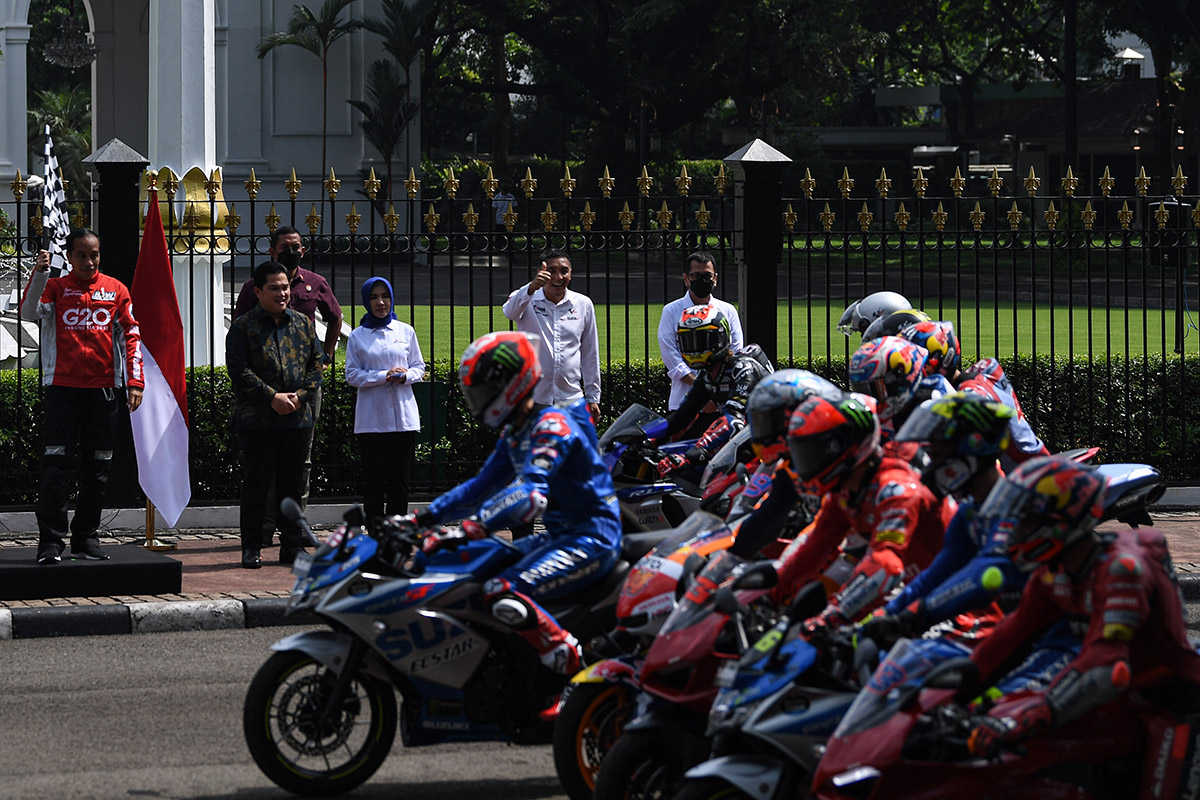 Pembalap MotoGP Bertemu Presiden Jokowi