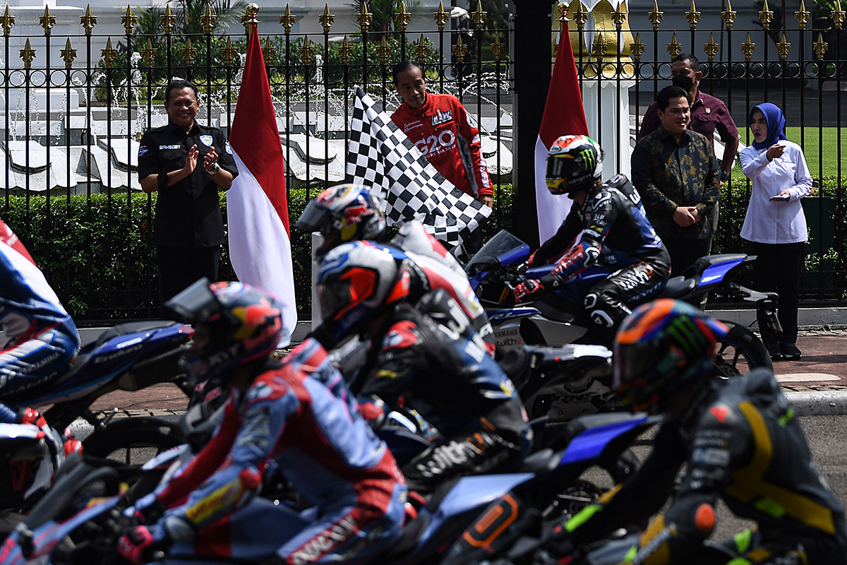 Pembalap MotoGP Bertemu Presiden Jokowi